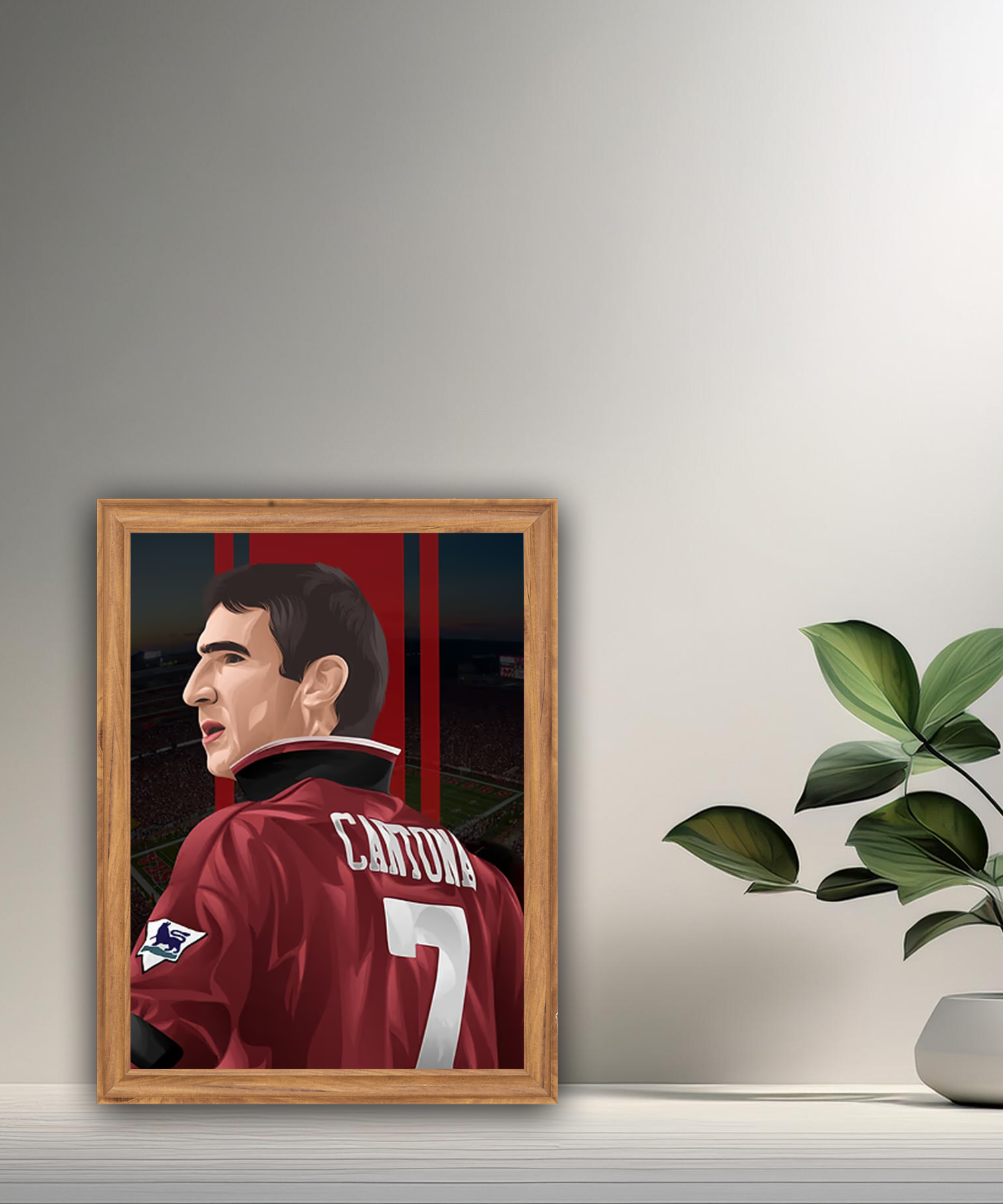 Cadre photo Eric Cantona