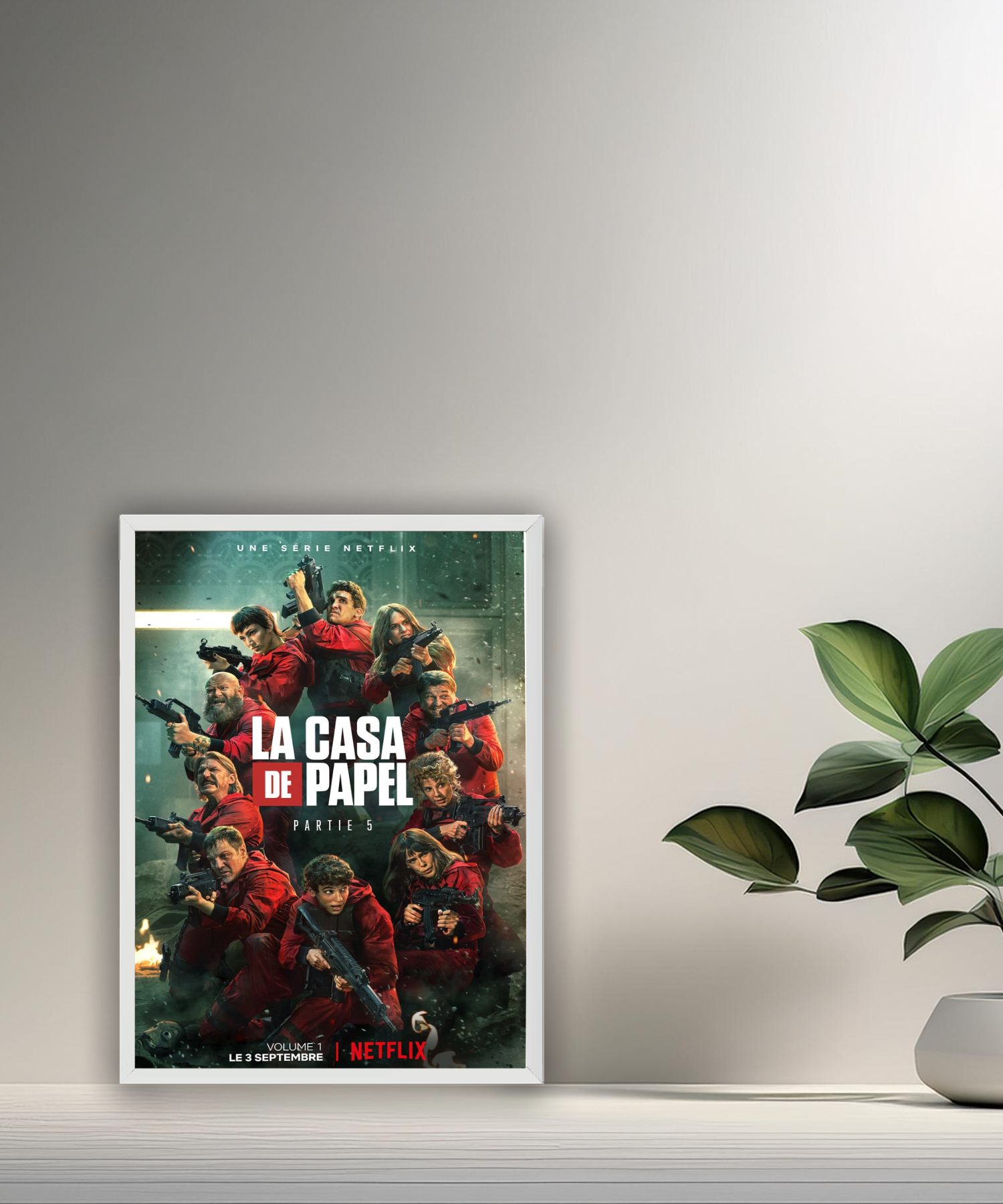 Cadre photo La casa de papel
