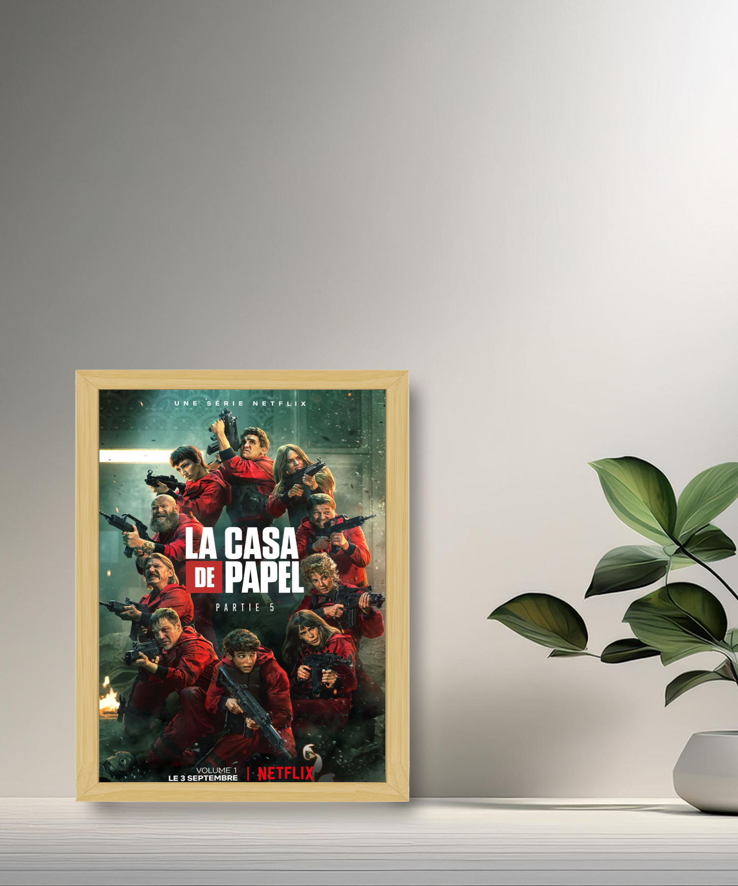 Cadre photo La casa de papel