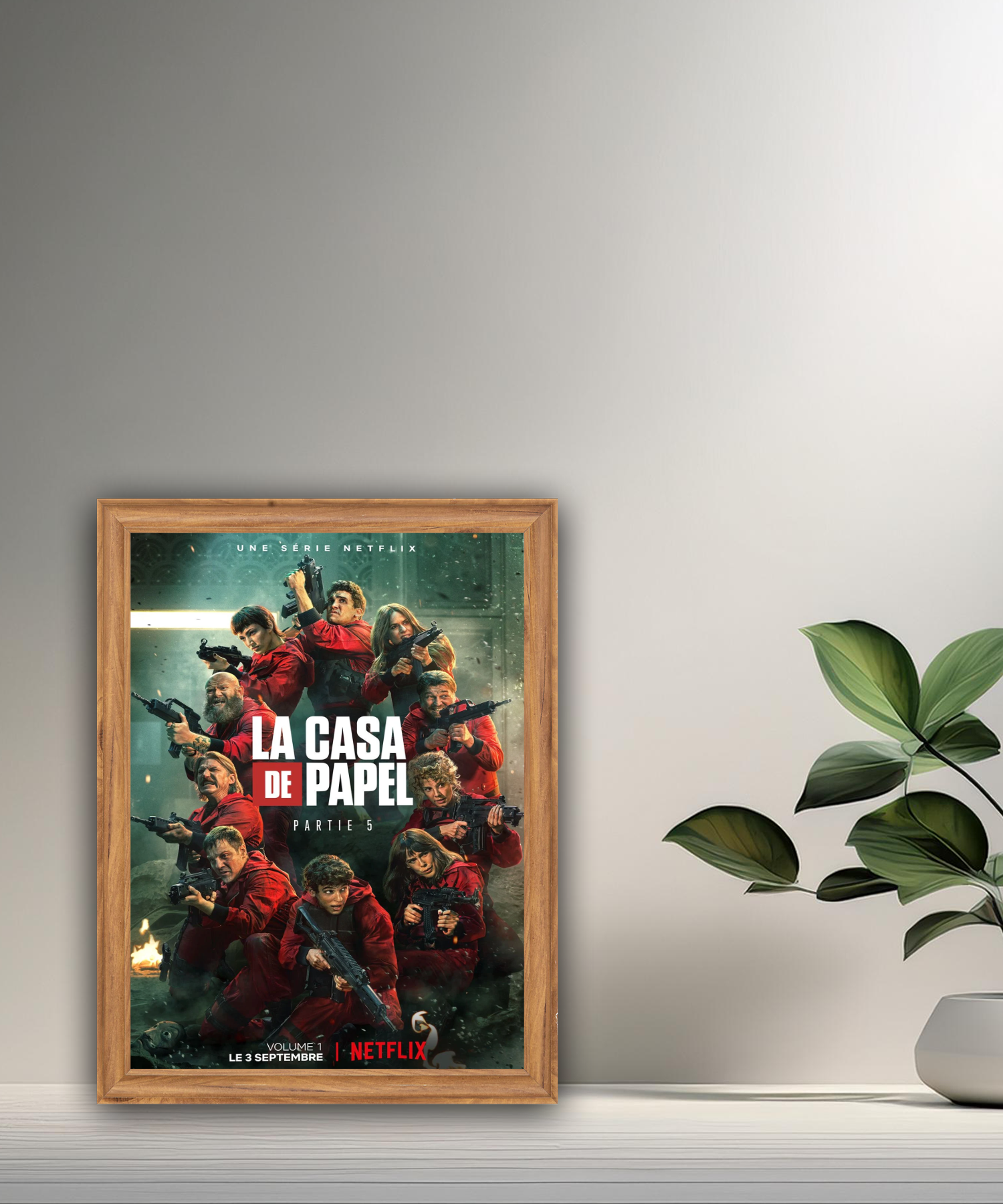 Cadre photo La casa de papel