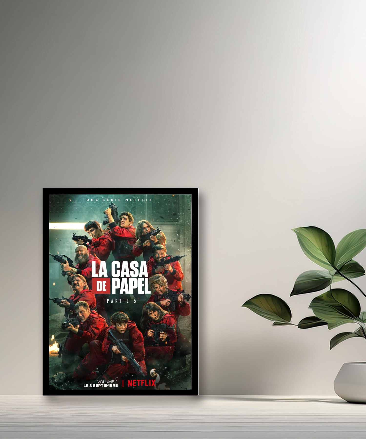 Cadre photo La casa de papel
