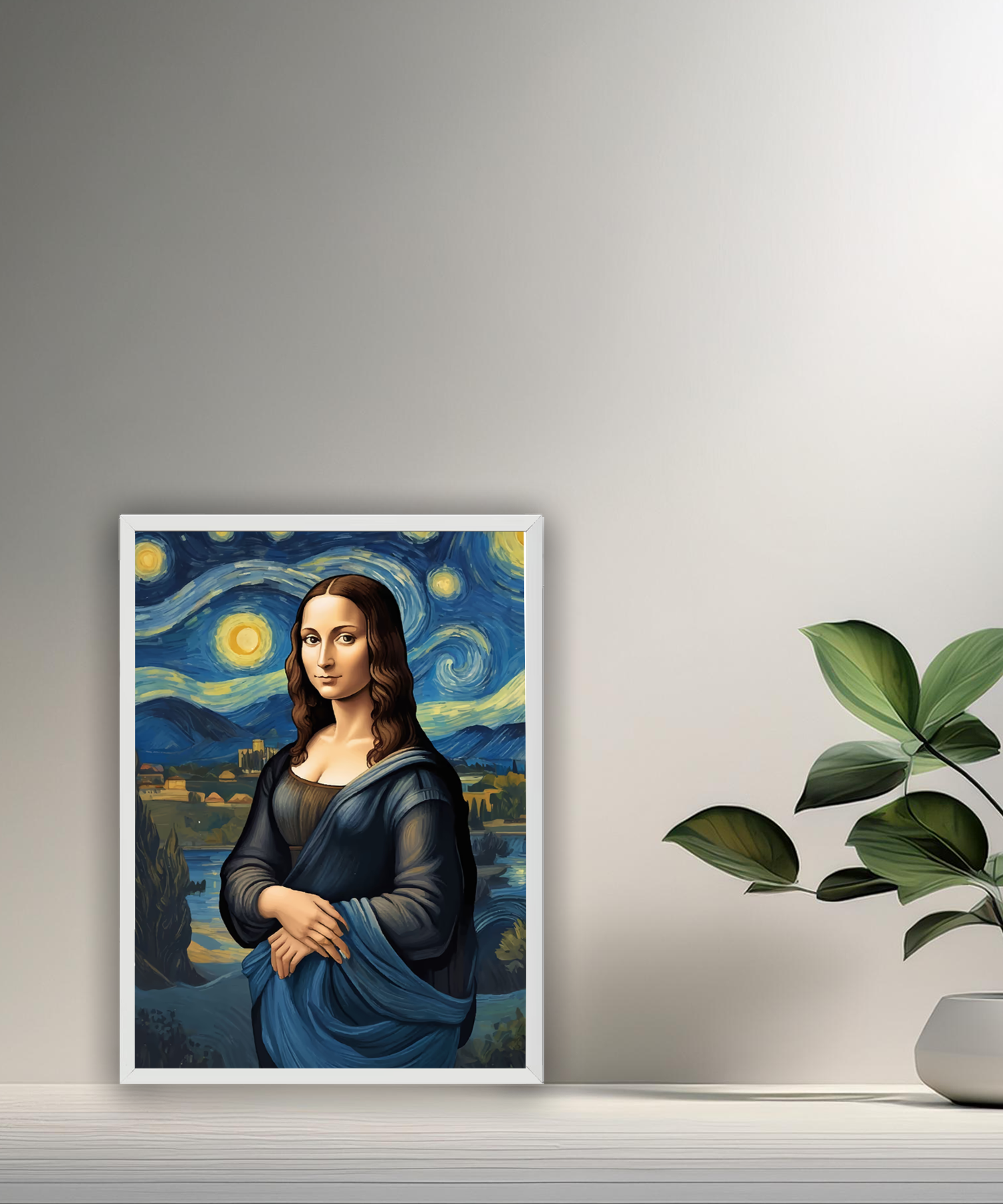 Cadre photo Mona Lisa La Joconde Pop art