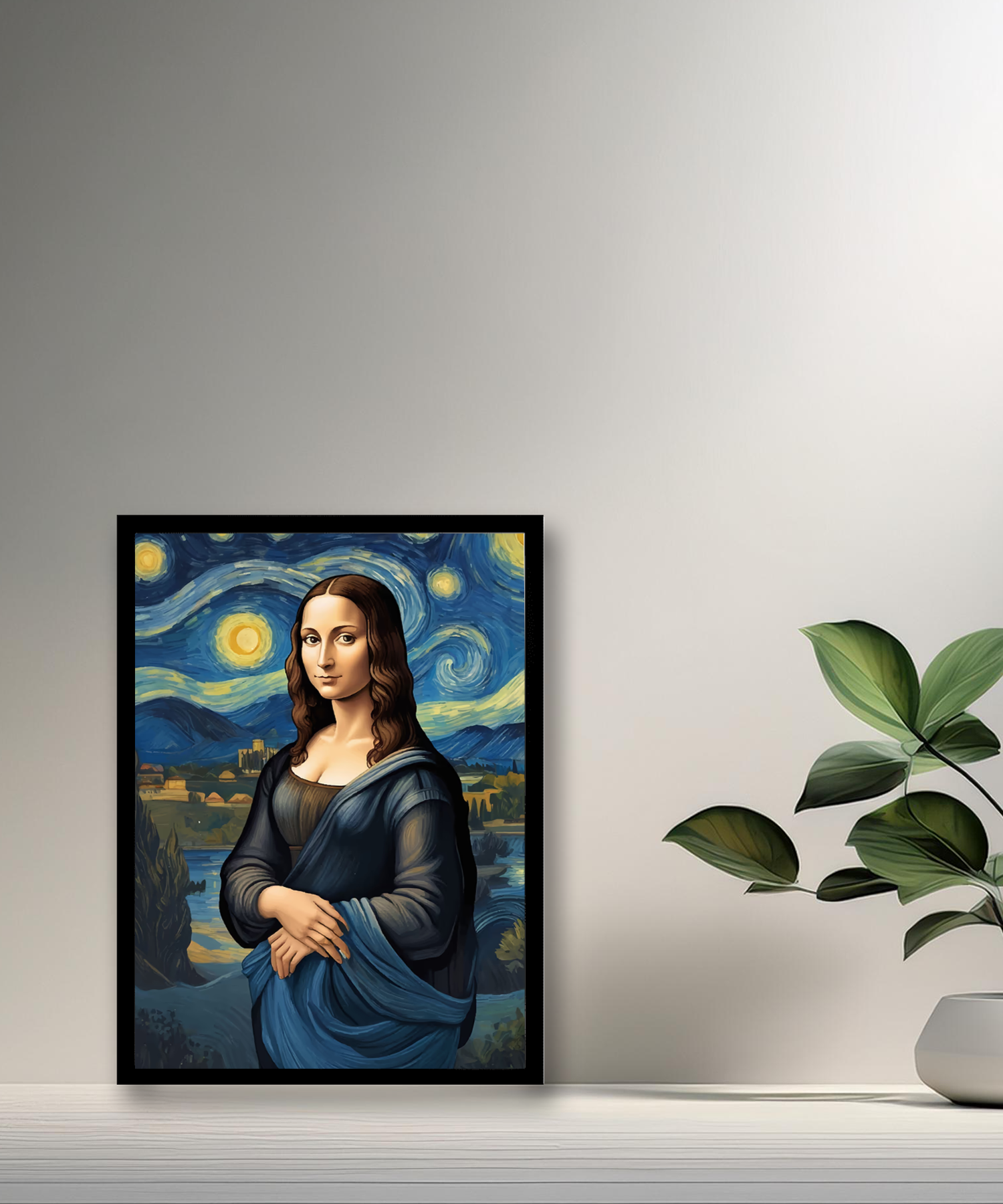 Cadre photo Mona Lisa La Joconde Pop art