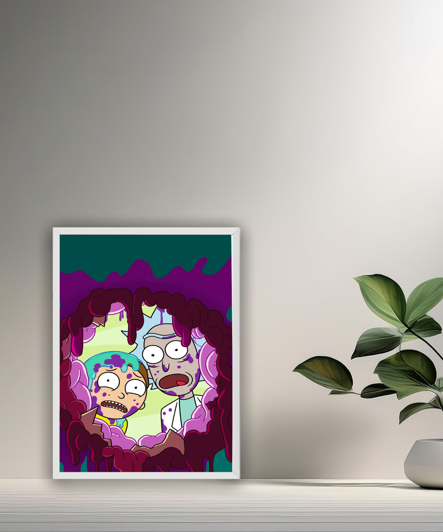 Cadre photo de Rick et Morty