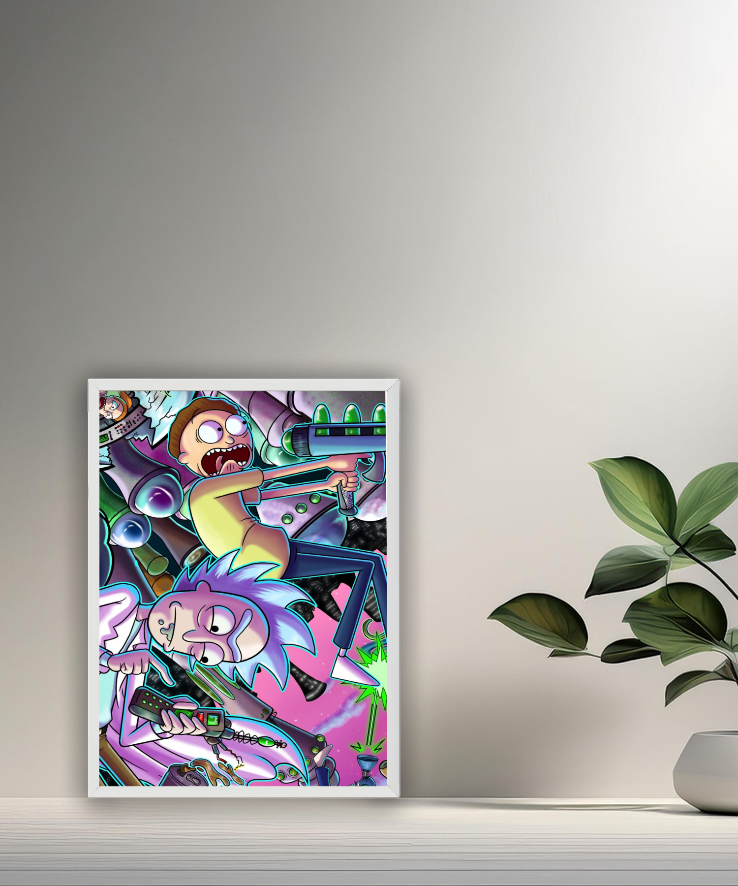 Cadre photo de Rick et Morty