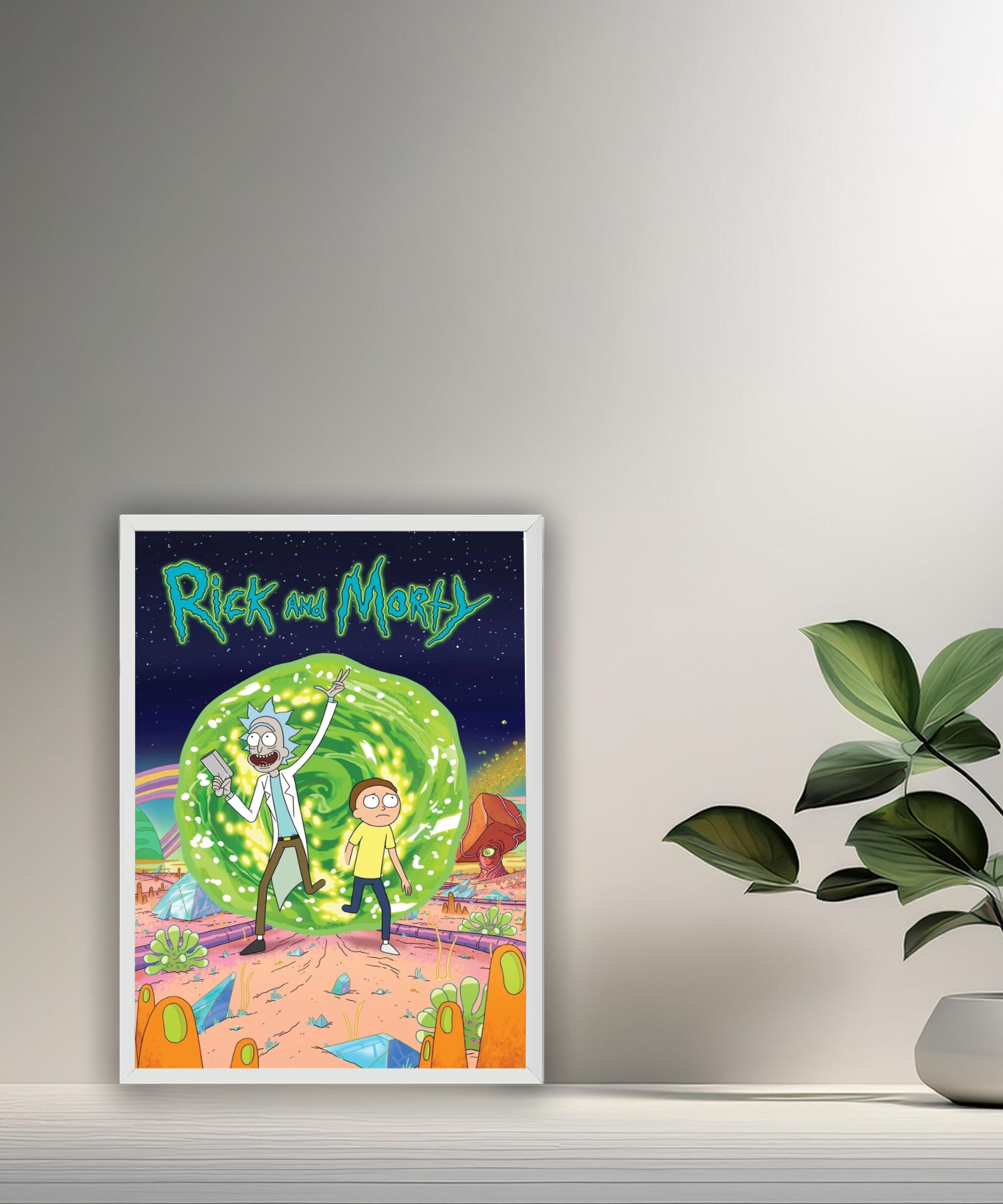 Cadre photo de Rick et Morty