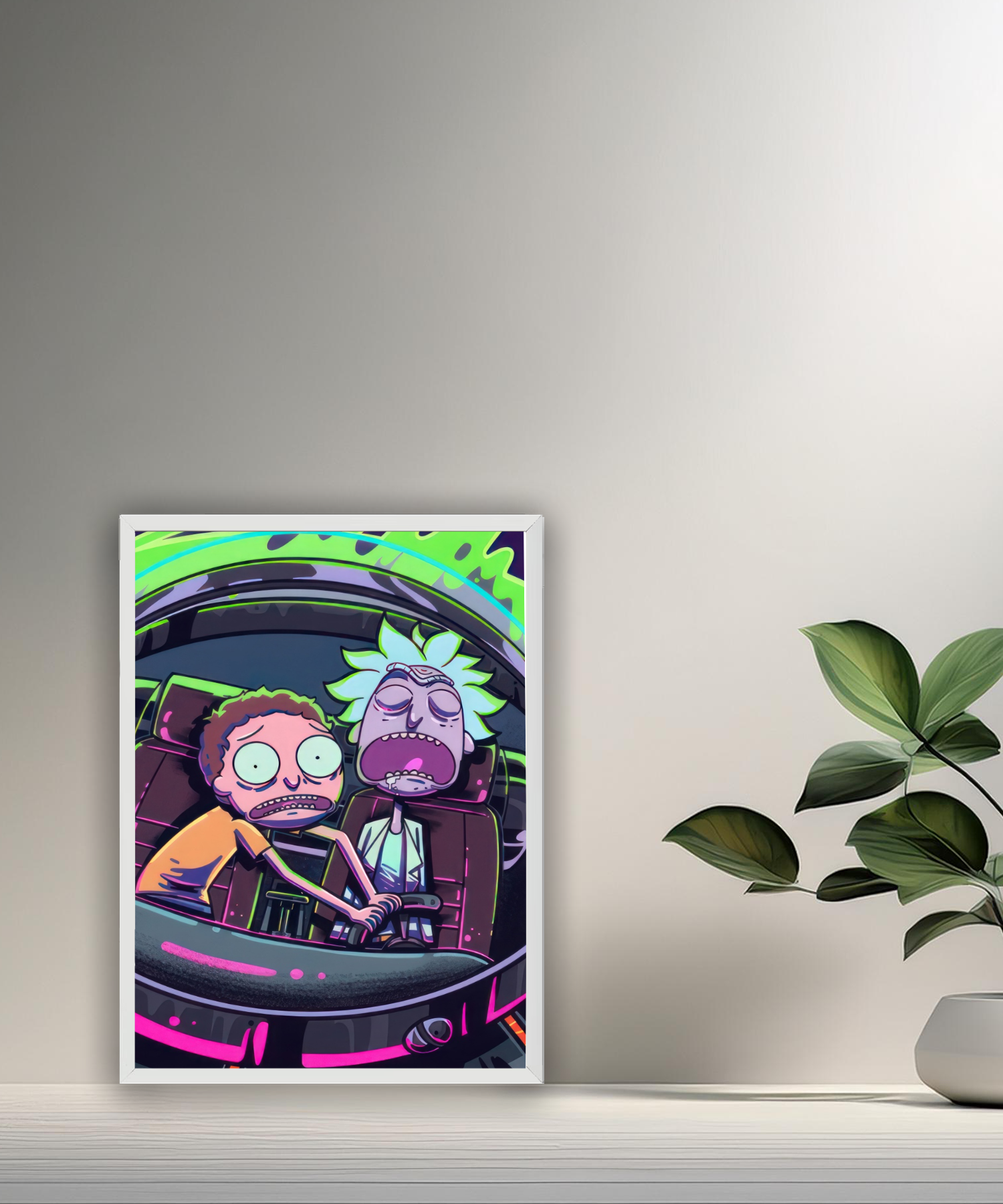 Cadre photo de Rick et Morty
