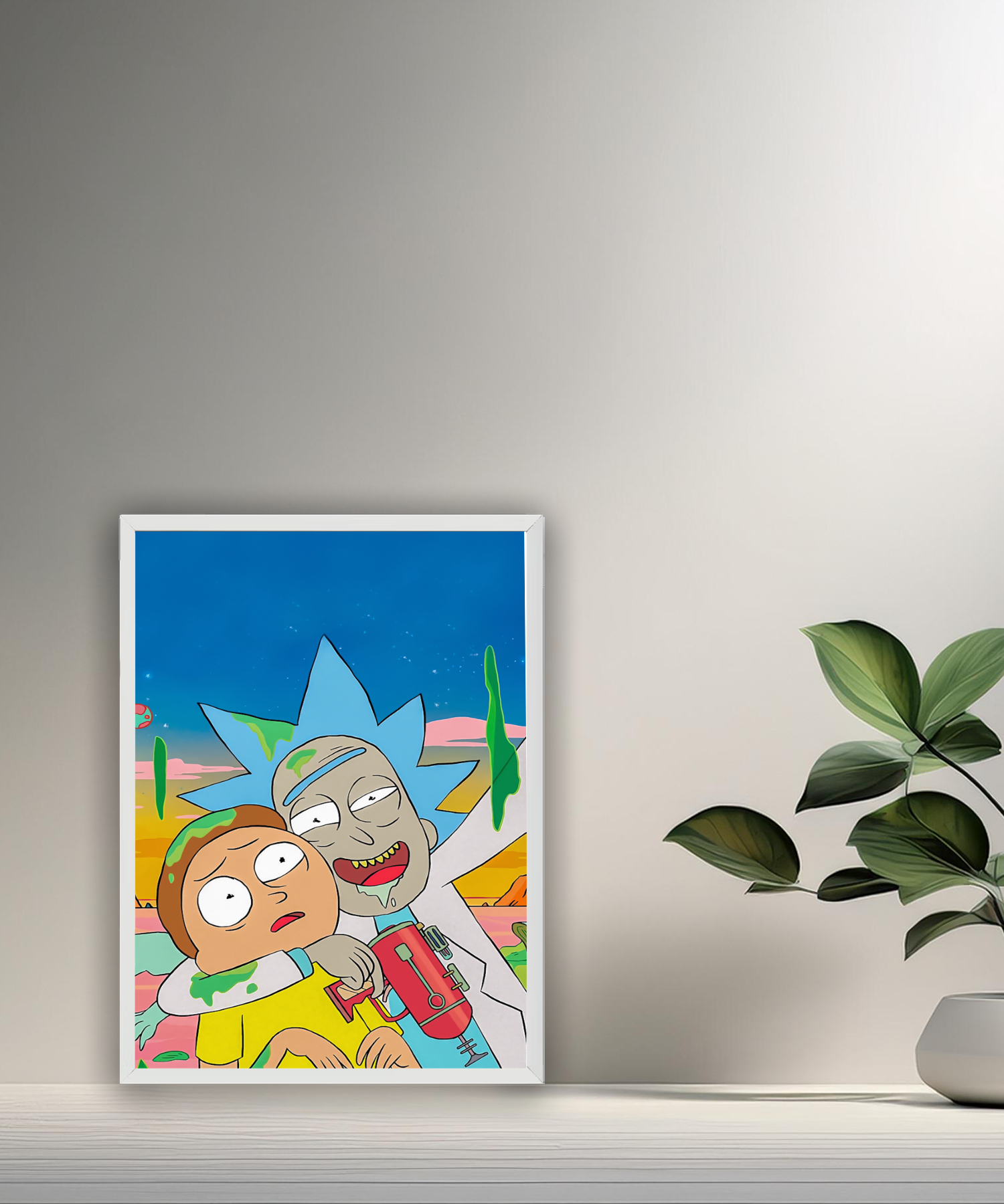 Cadre photo de Rick et Morty