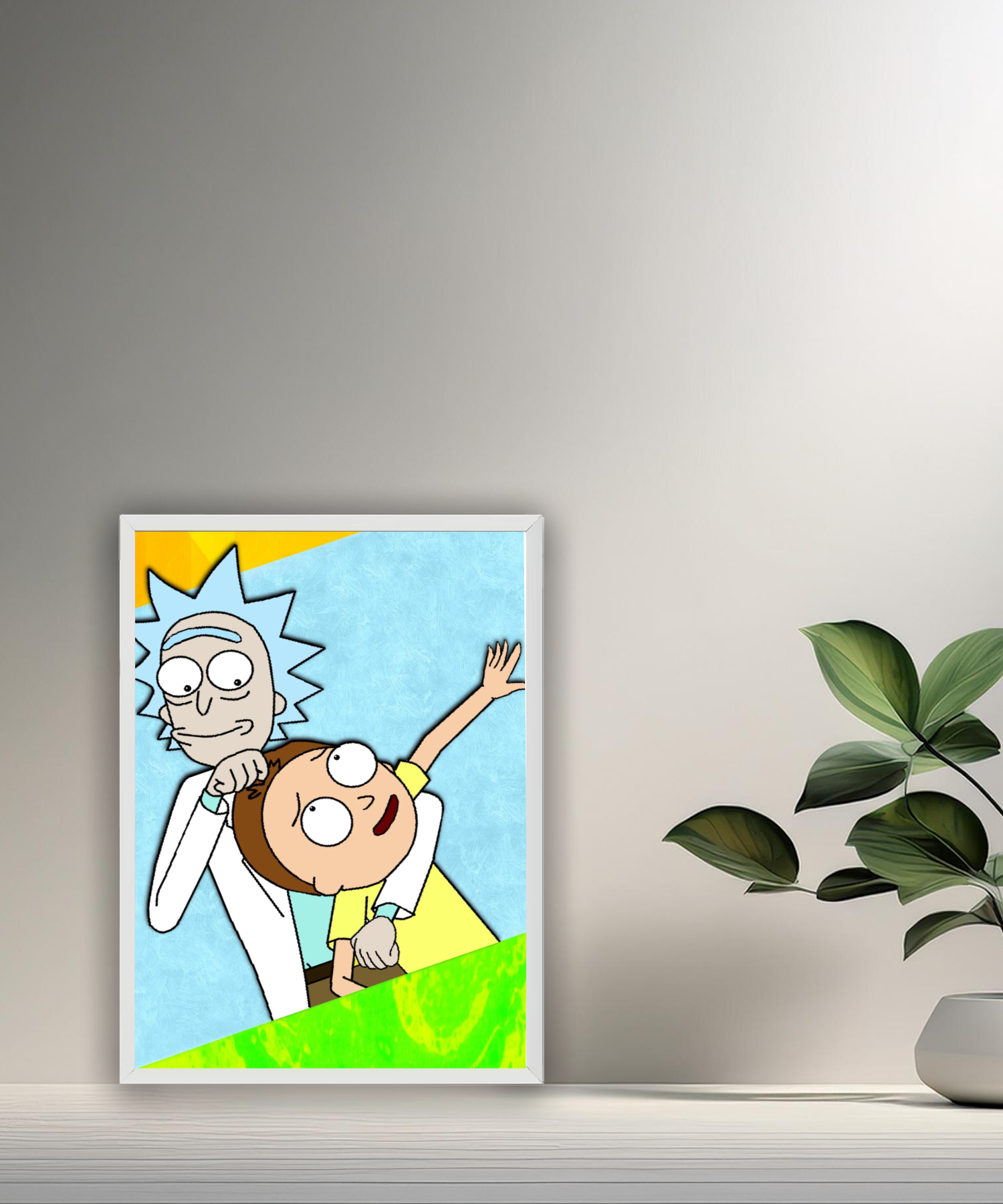 Cadre photo de Rick et Morty