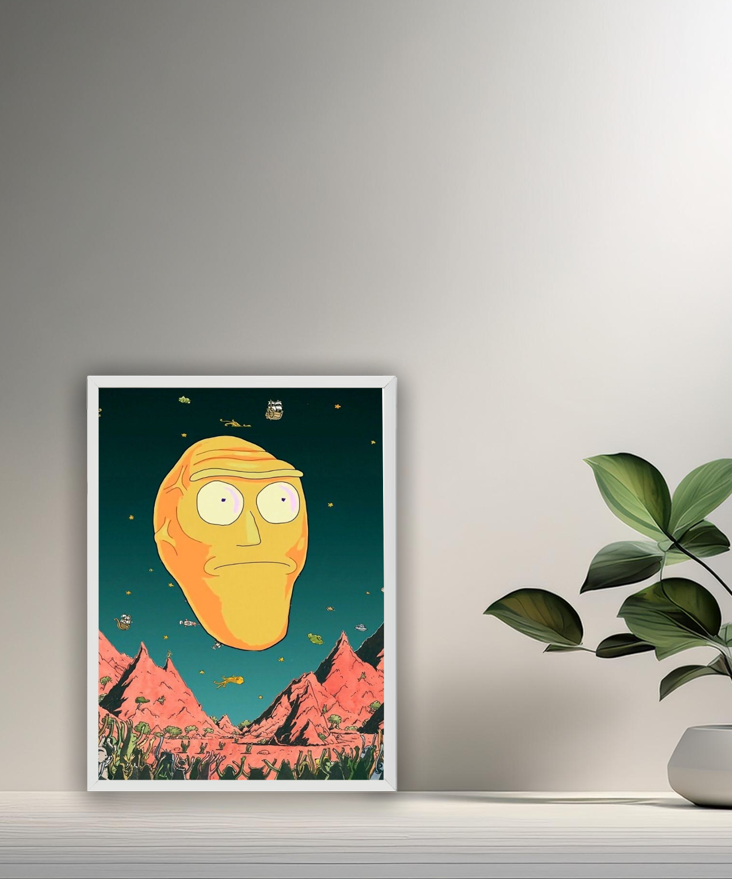 Cadre photo de Rick et Morty