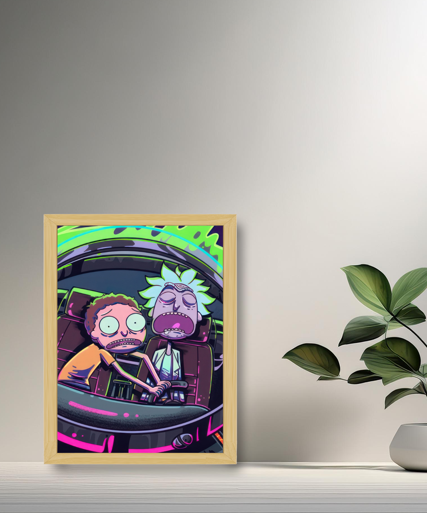 Cadre photo de Rick et Morty