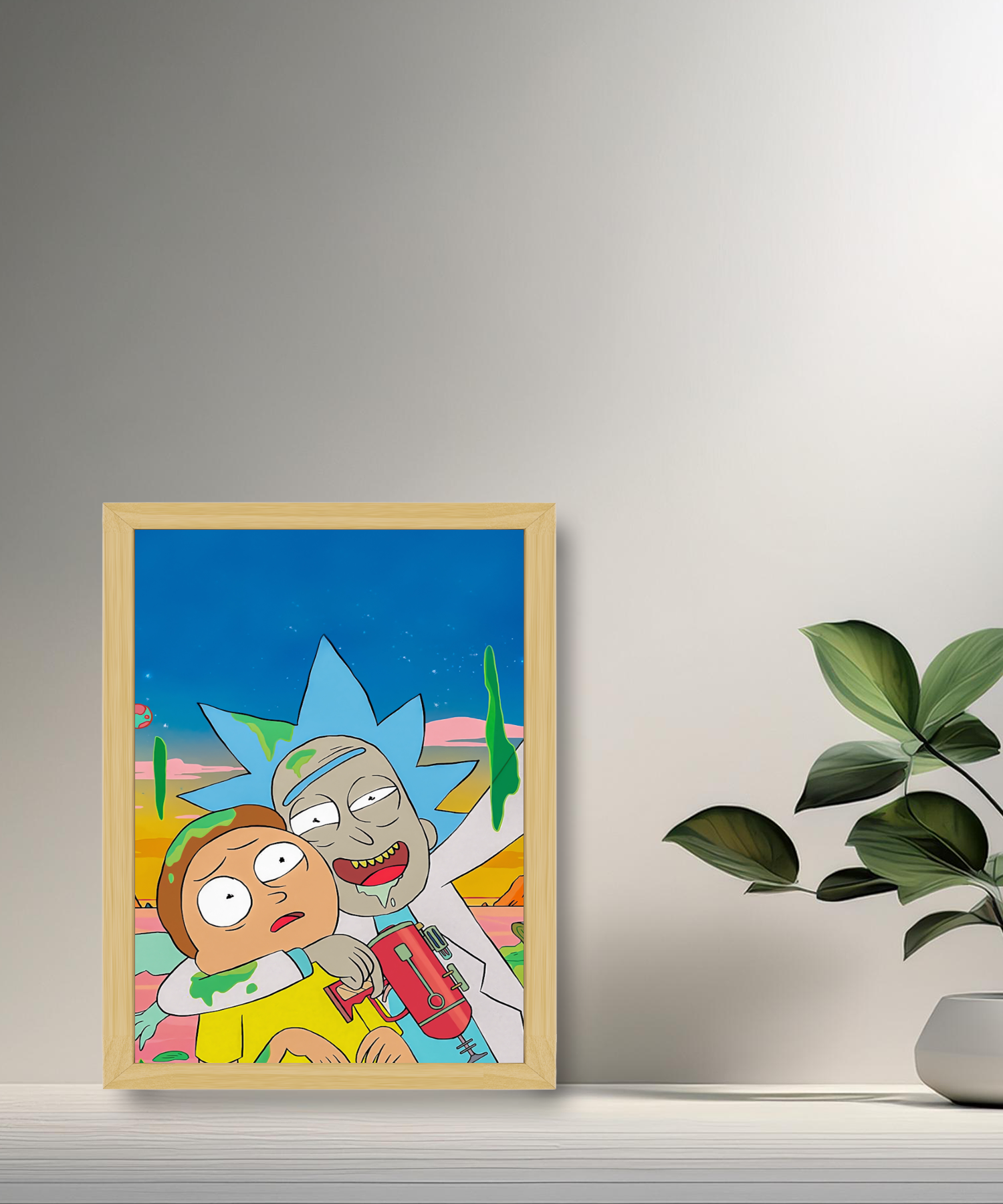 Cadre photo de Rick et Morty