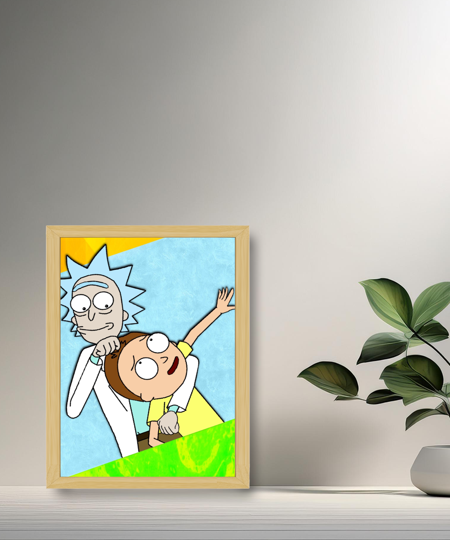 Cadre photo de Rick et Morty