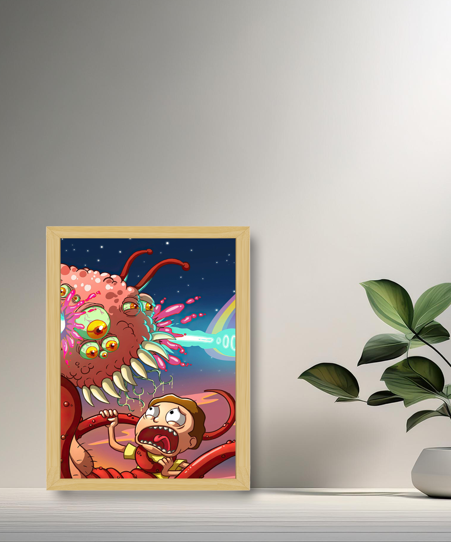 Cadre photo de Rick et Morty