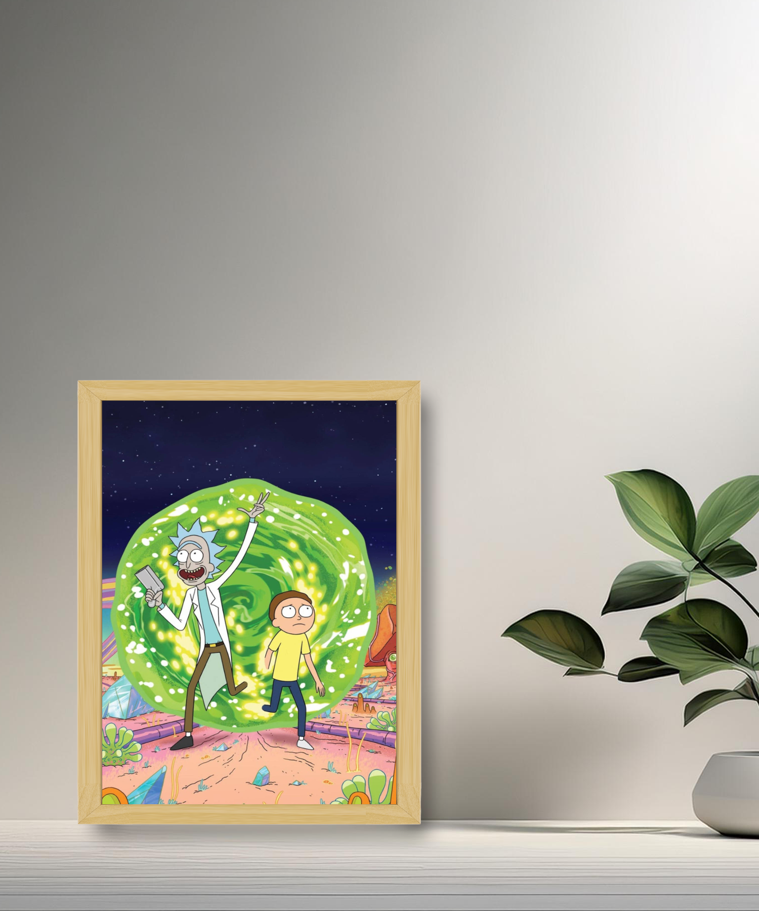 Cadre photo de Rick et Morty