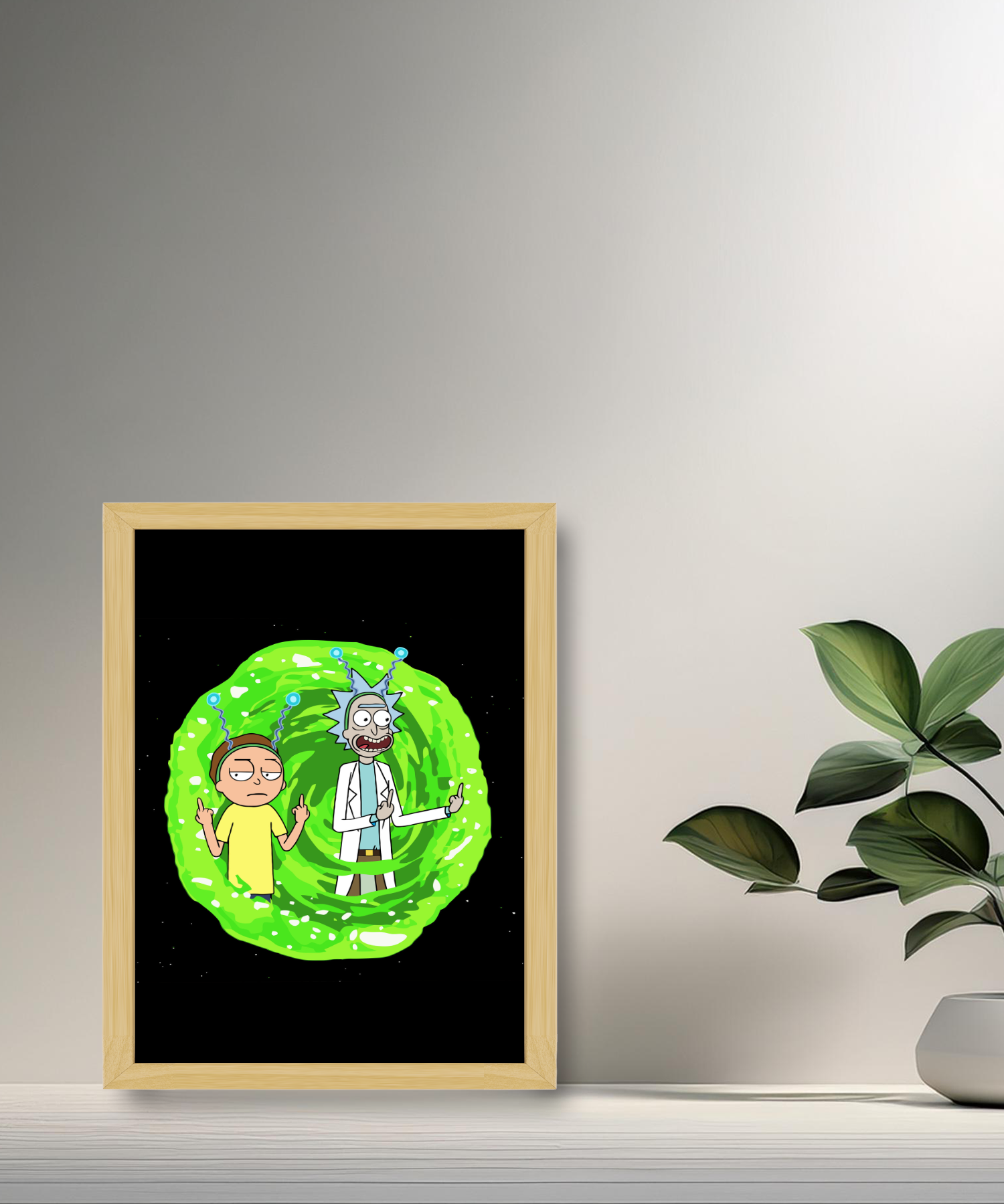 Cadre photo de Rick et Morty