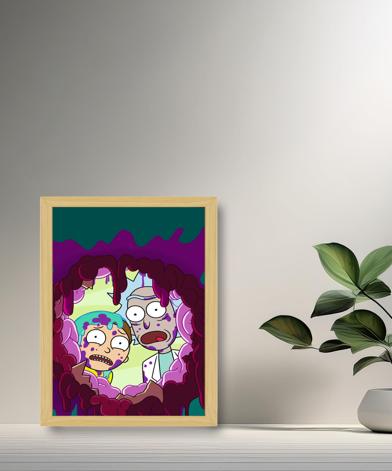 Cadre photo de Rick et Morty