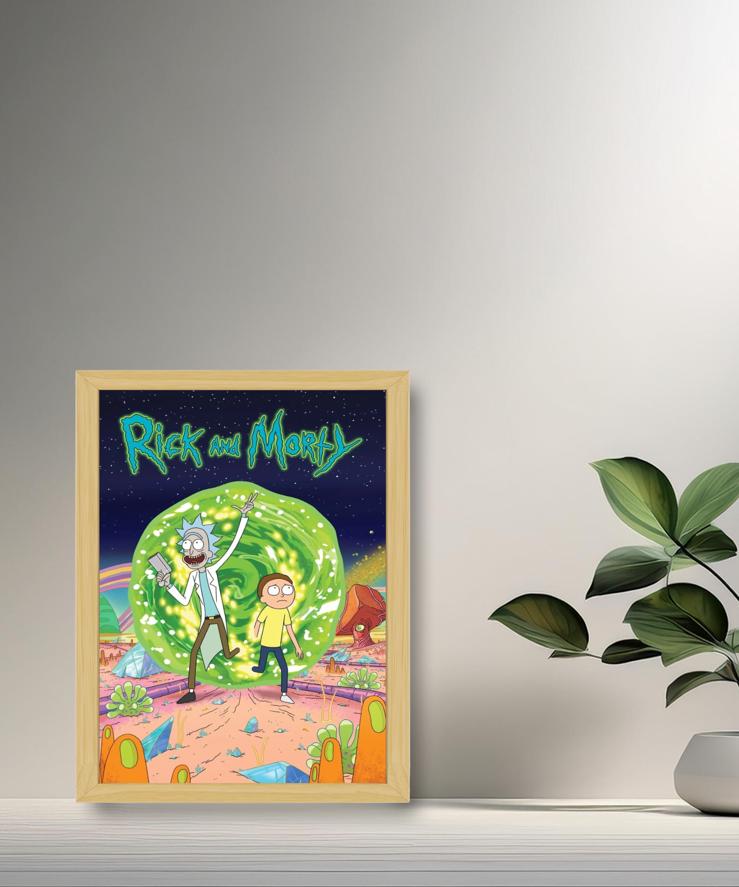 Cadre photo de Rick et Morty