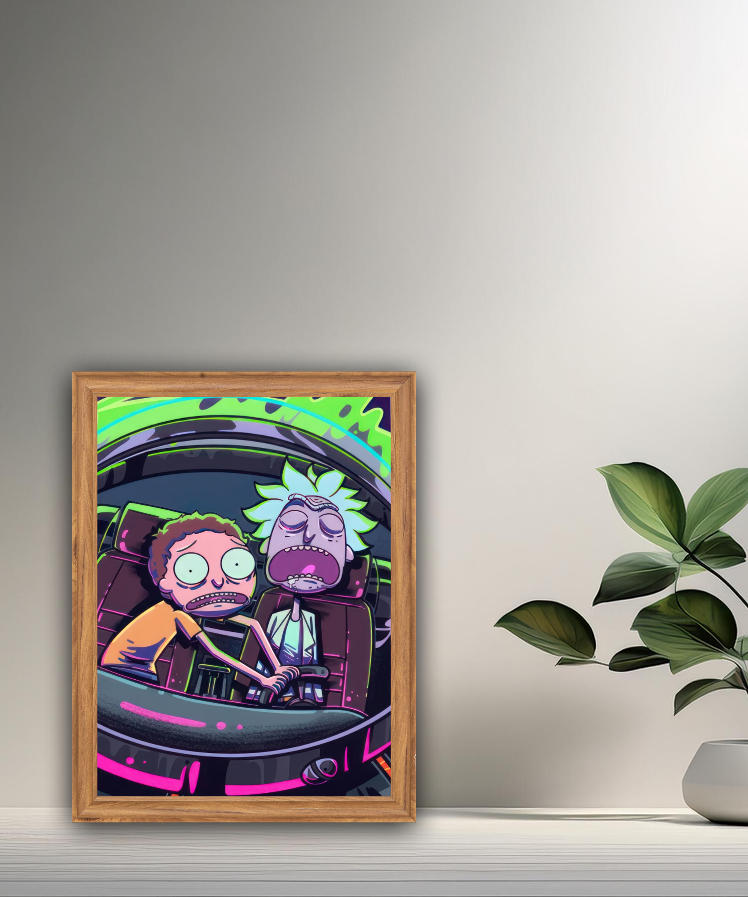 Cadre photo de Rick et Morty