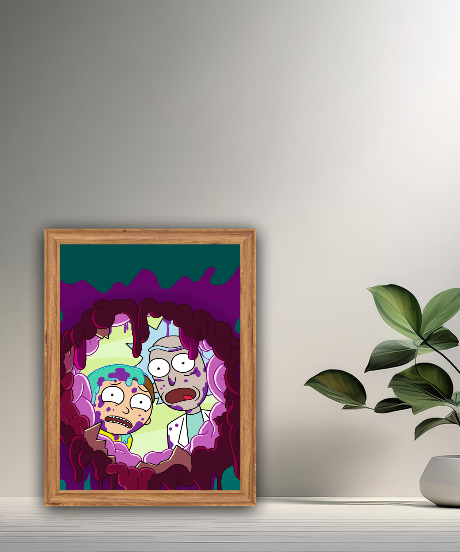 Cadre photo de Rick et Morty