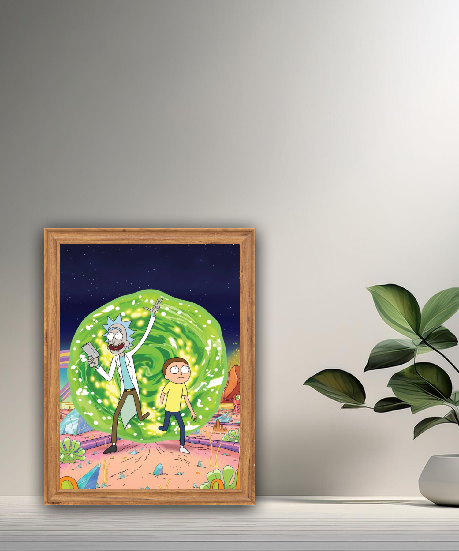 Cadre photo de Rick et Morty