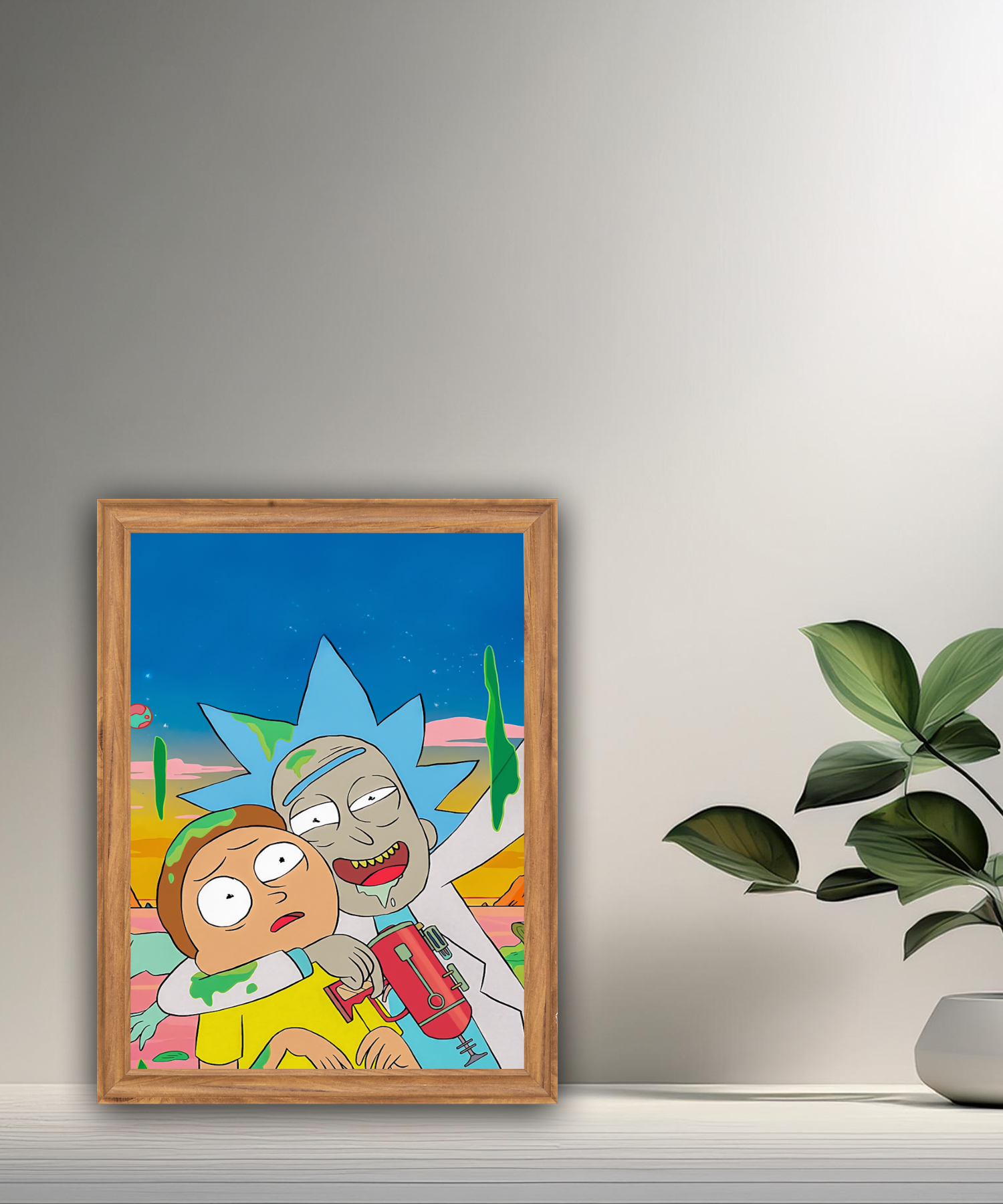Cadre photo de Rick et Morty