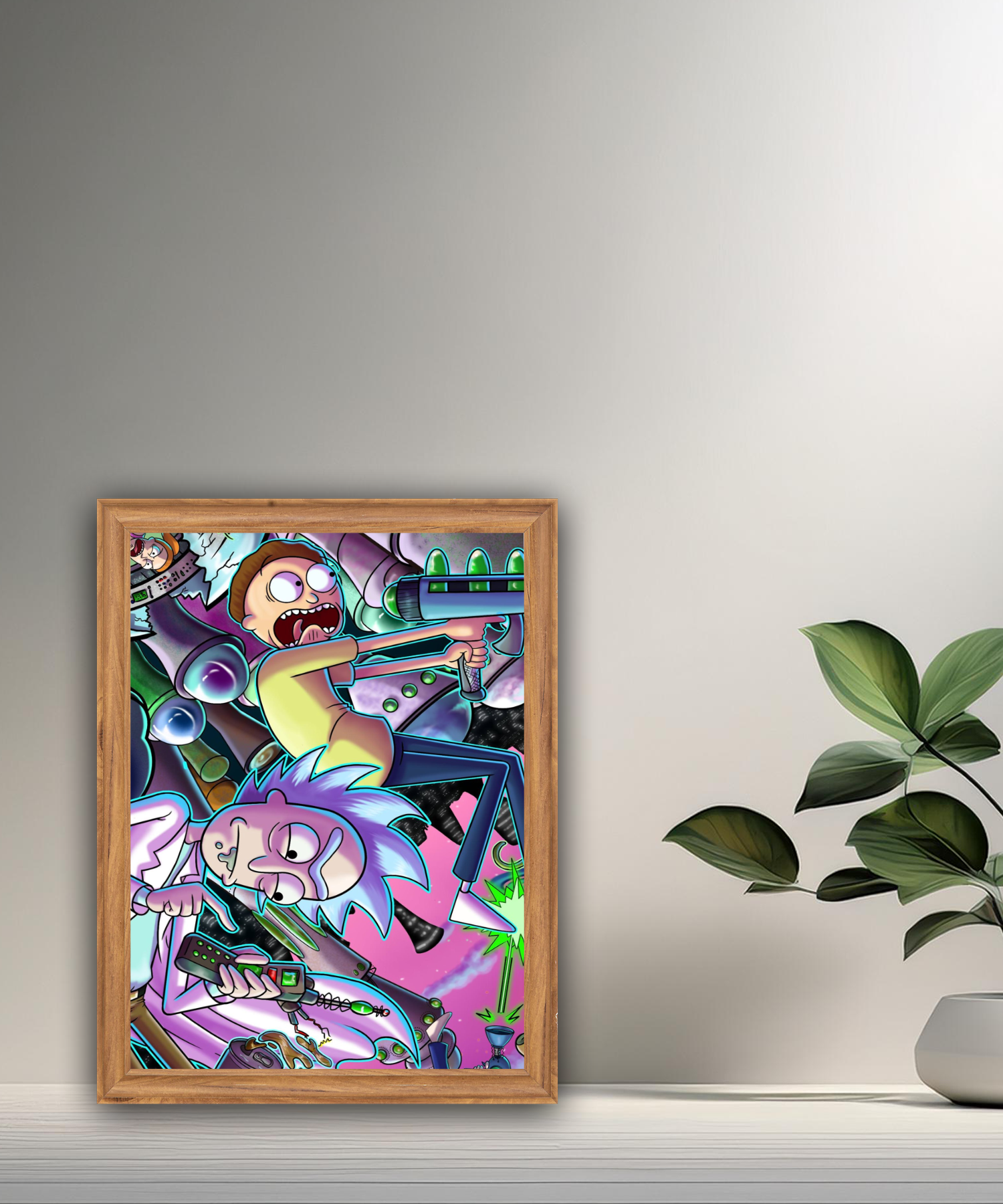 Cadre photo de Rick et Morty