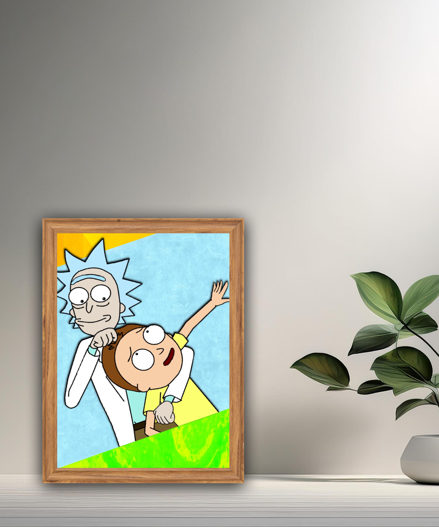 Cadre photo de Rick et Morty