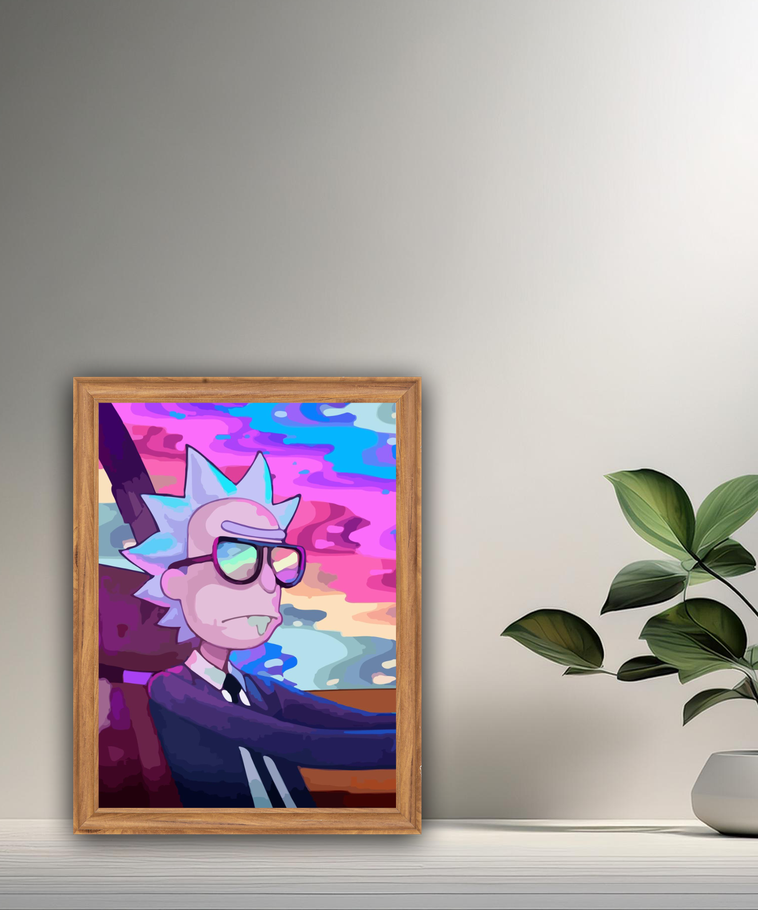 Cadre photo de Rick et Morty