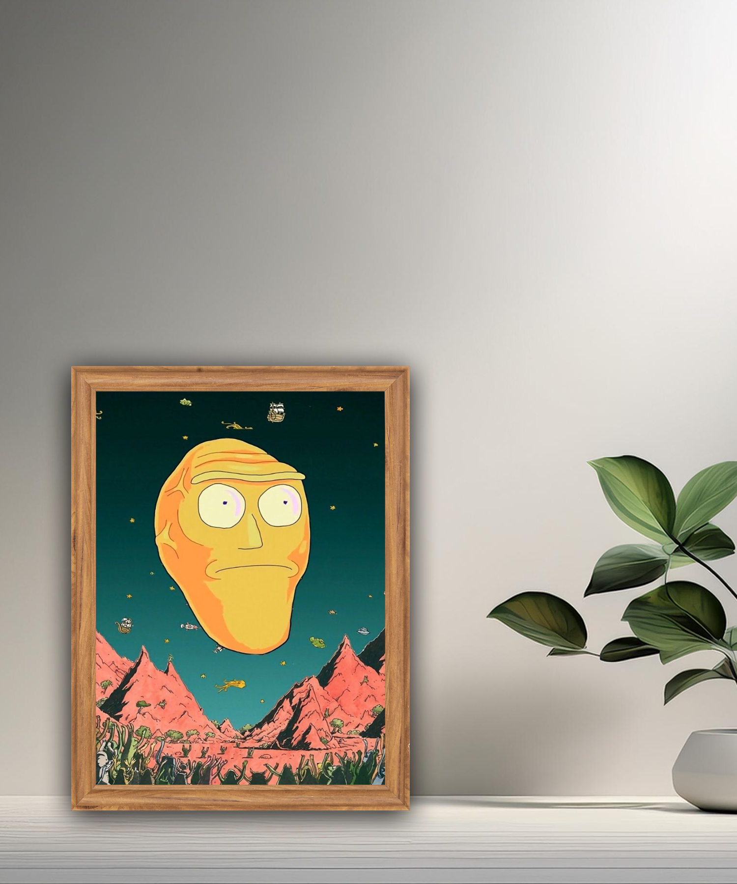 Cadre photo de Rick et Morty