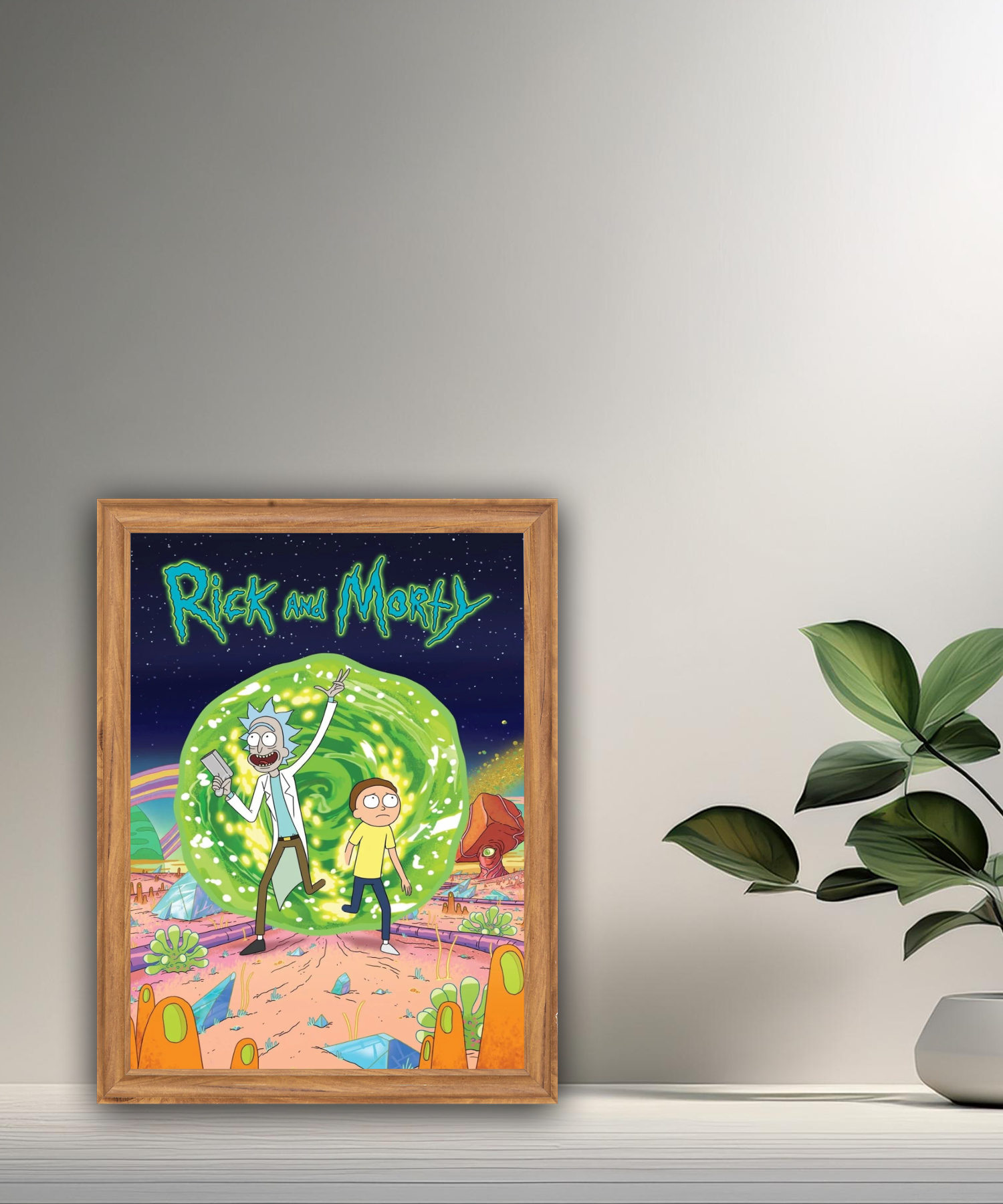Cadre photo de Rick et Morty