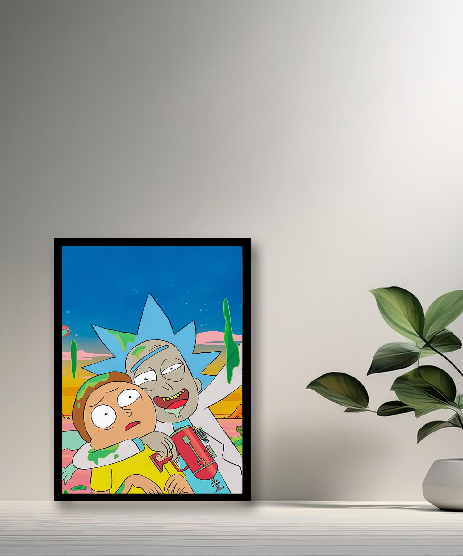Cadre photo de Rick et Morty