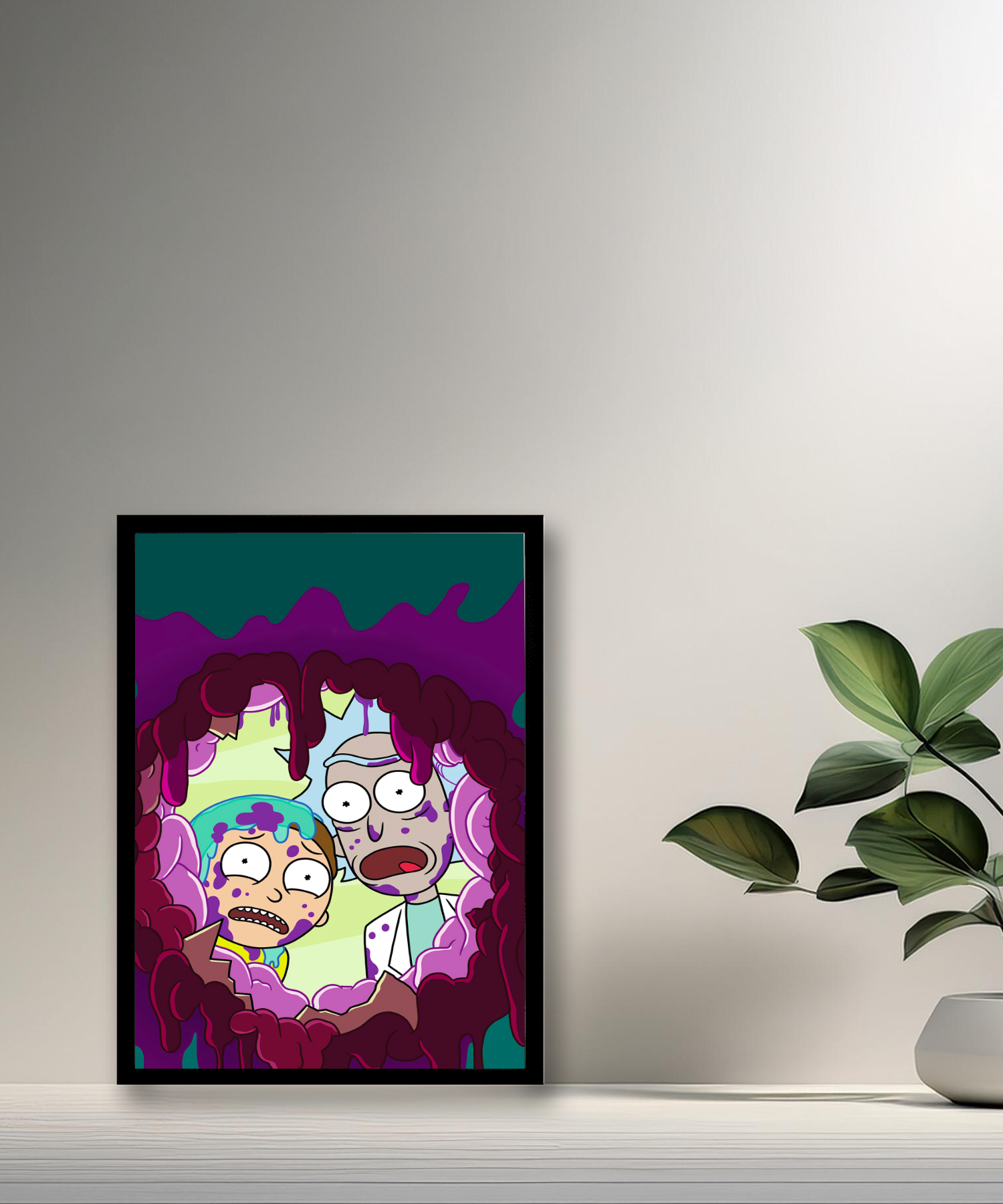 Cadre photo de Rick et Morty