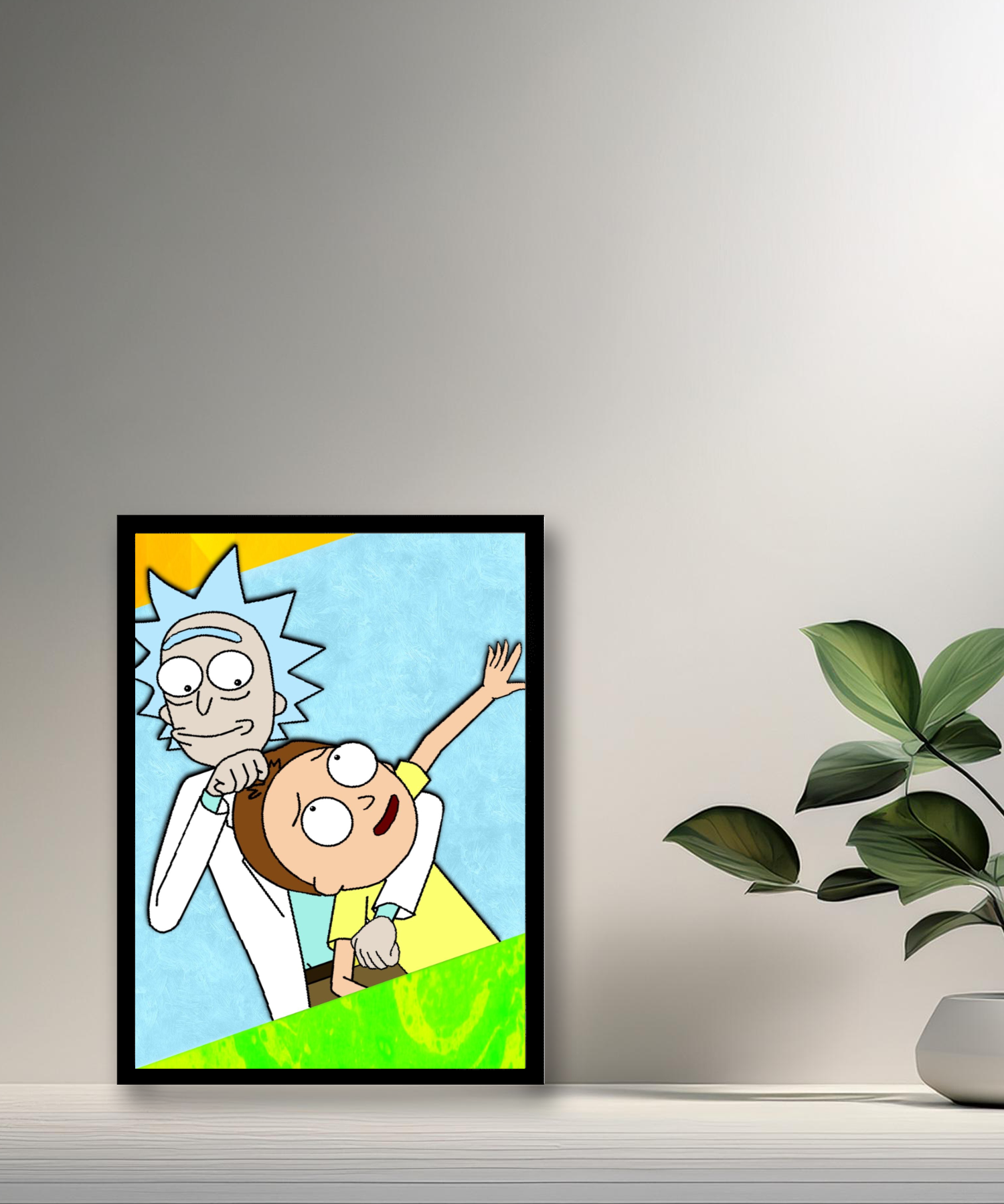 Cadre photo de Rick et Morty