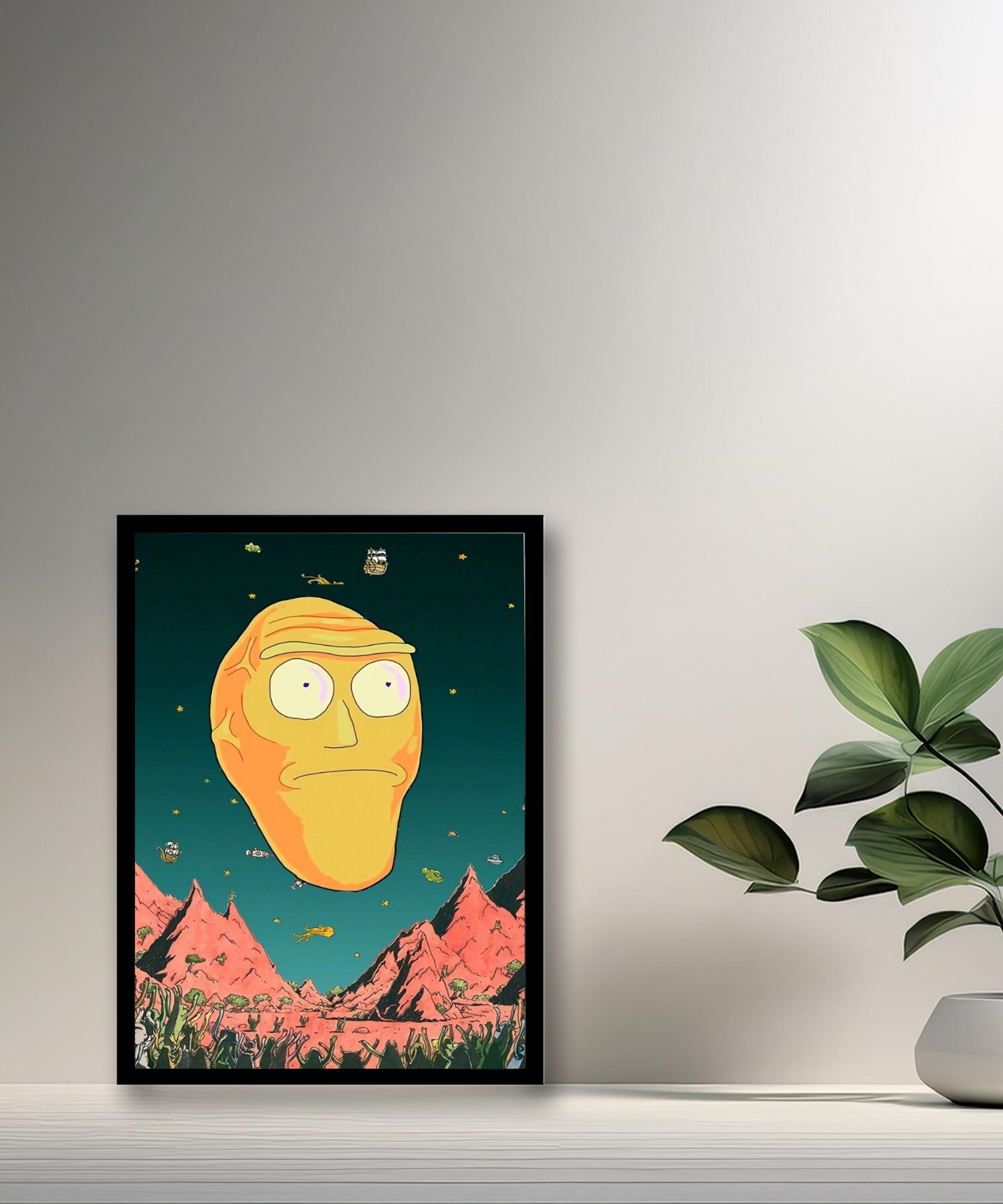 Cadre photo de Rick et Morty