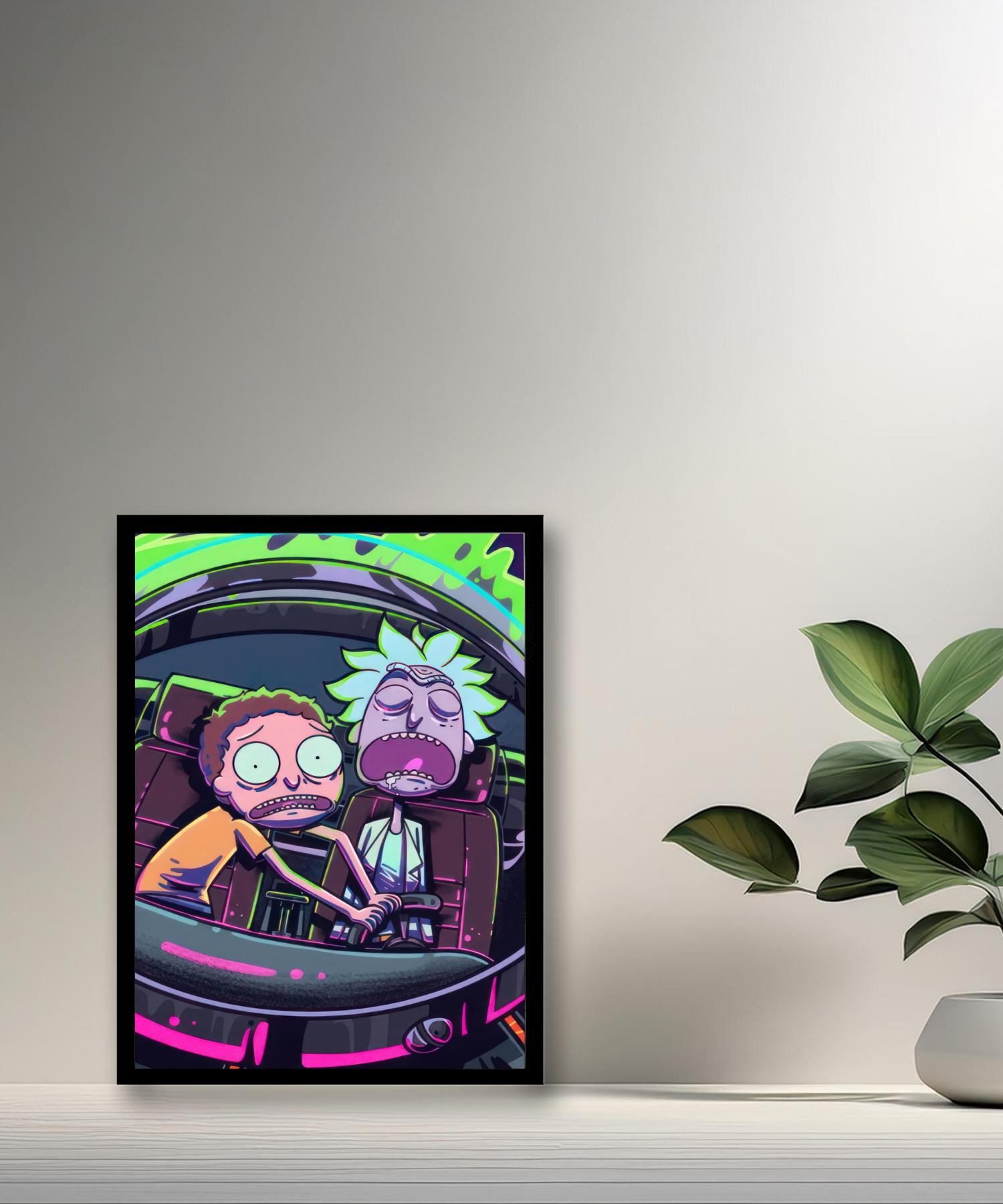 Cadre photo de Rick et Morty