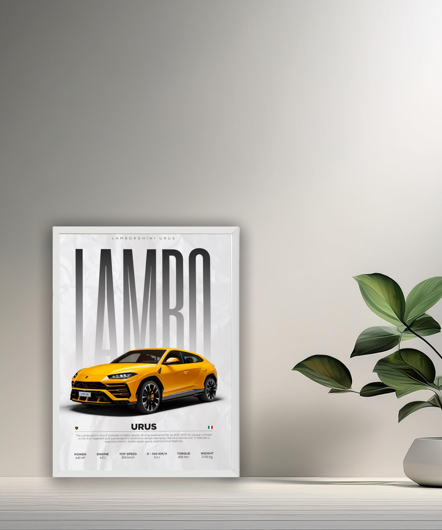 Cadre photo Lamborghini Urus