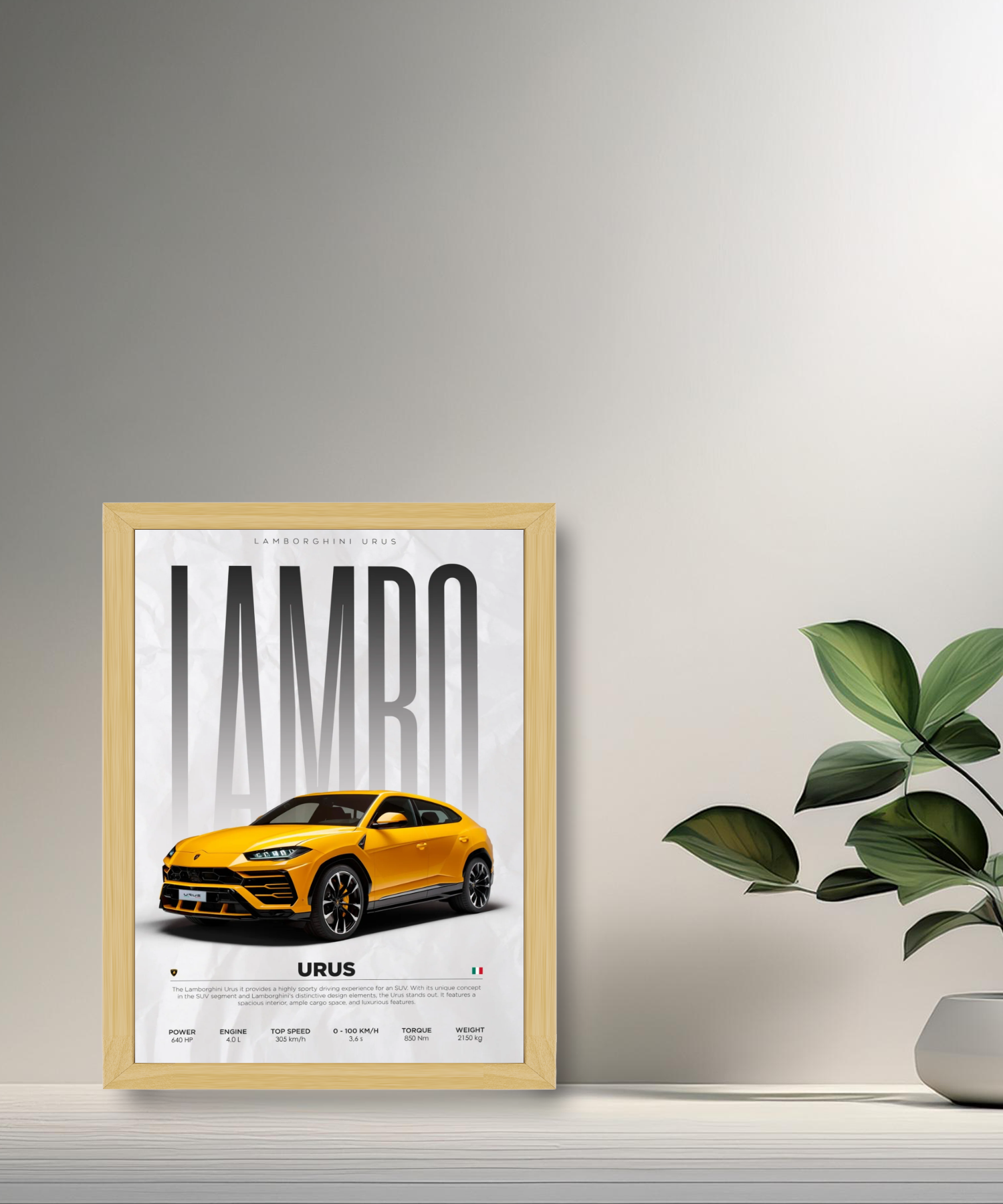 Cadre photo Lamborghini Urus