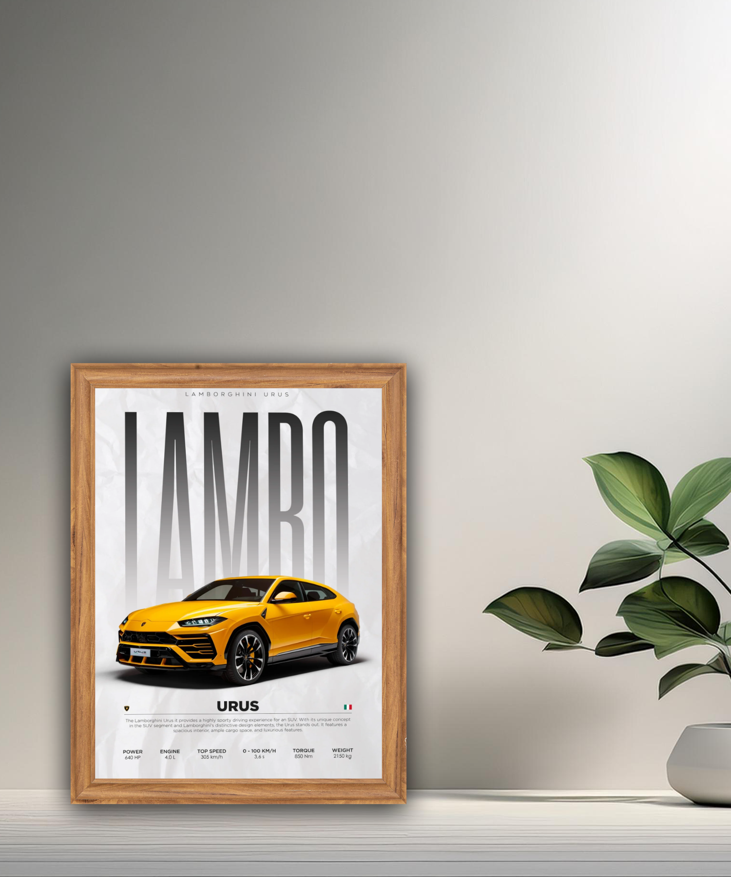 Cadre photo Lamborghini Urus