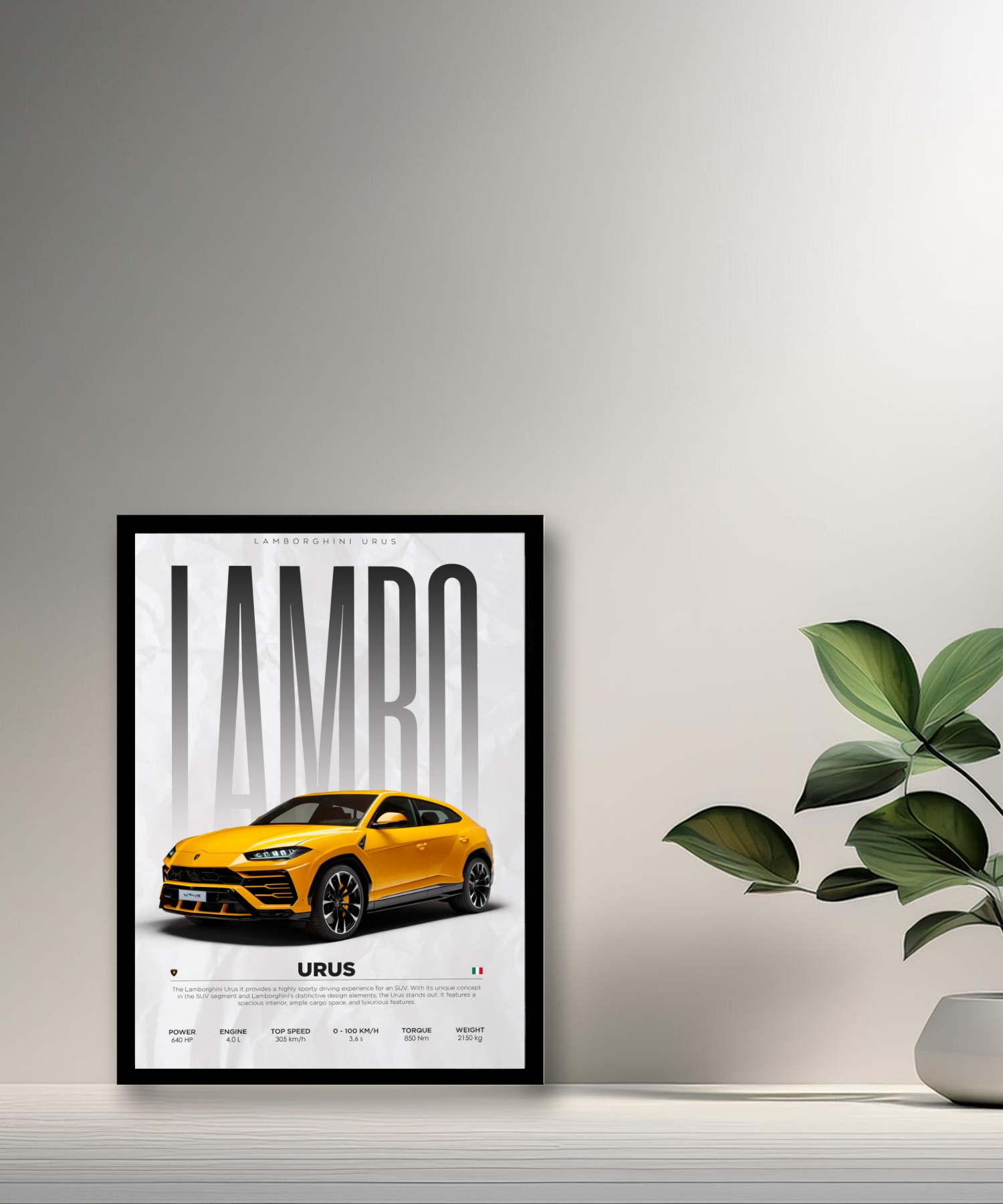 Cadre photo Lamborghini Urus