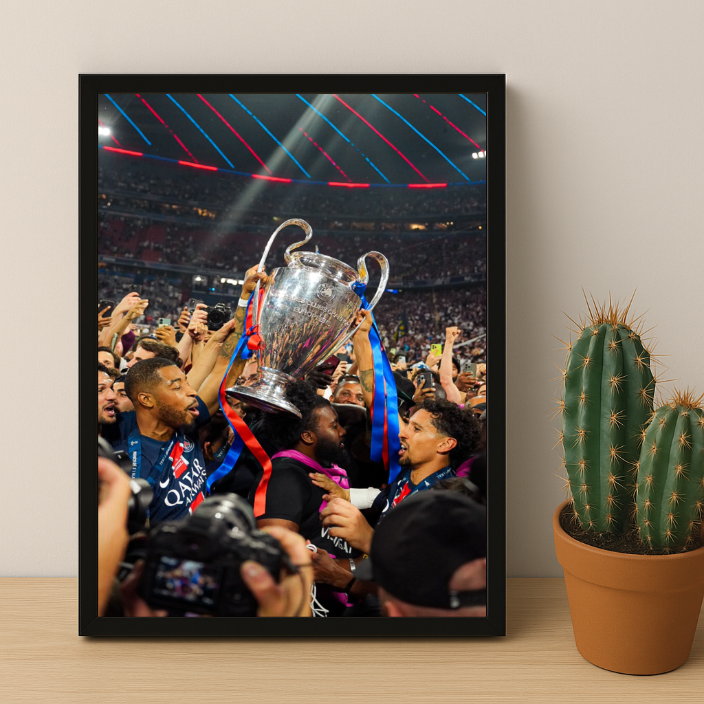 Cadre photo PSG célébration