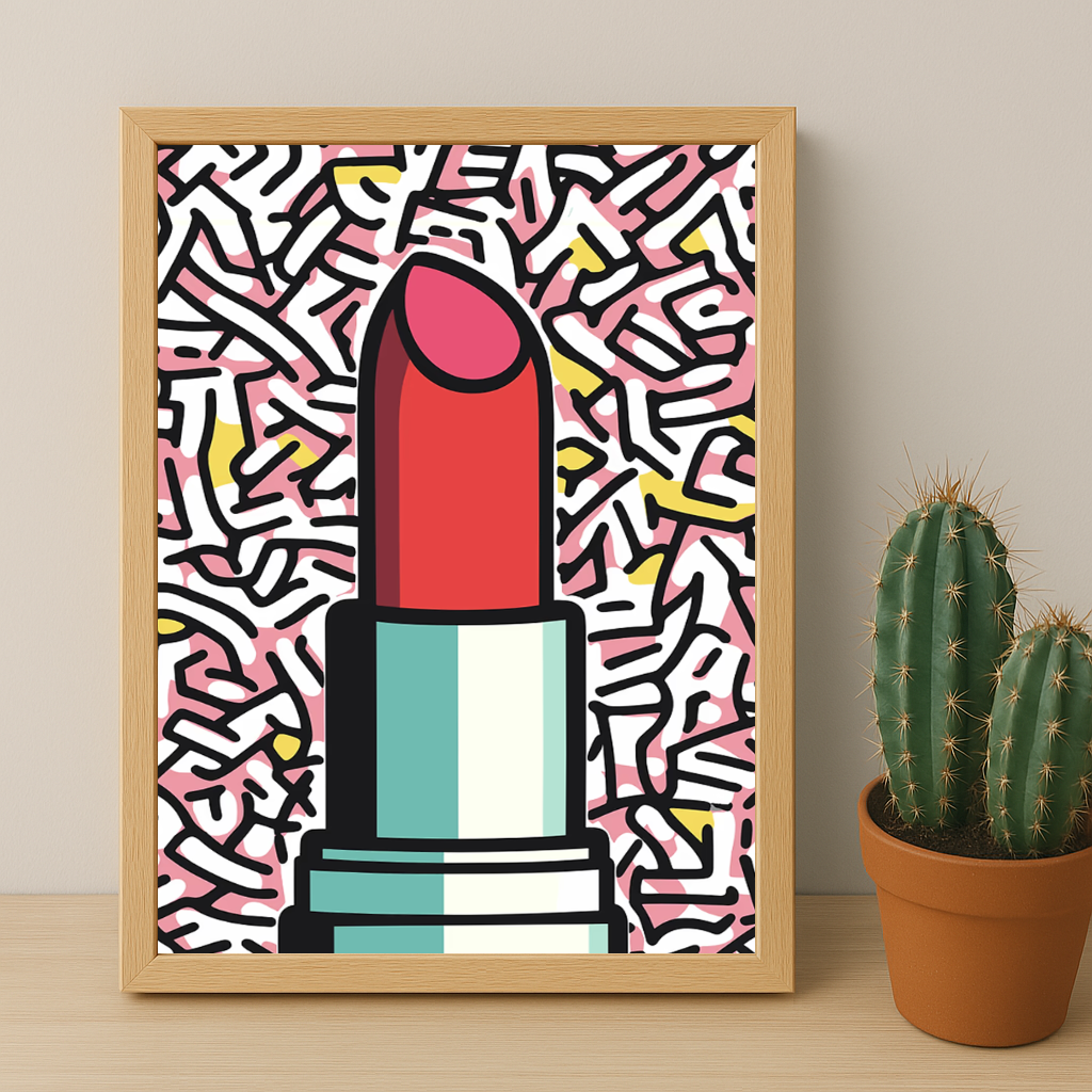 Cadre photo Keith Haring "Gloss"