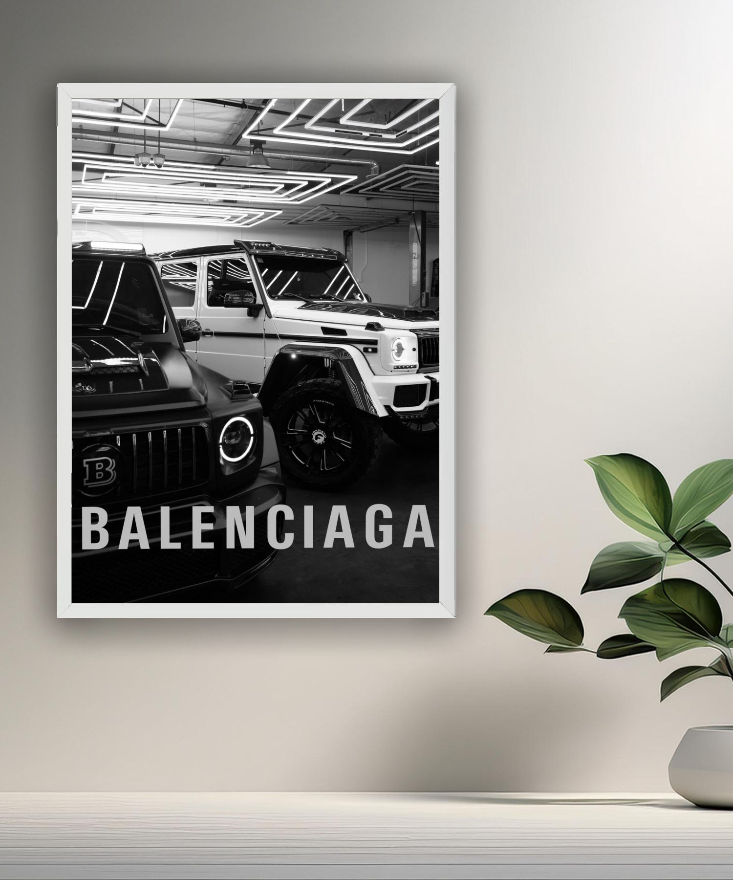 Cadre photo Mercedes Class G x Balenciaga