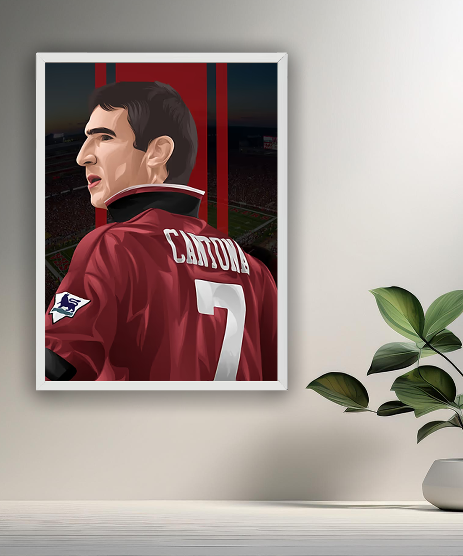 Cadre photo Eric Cantona