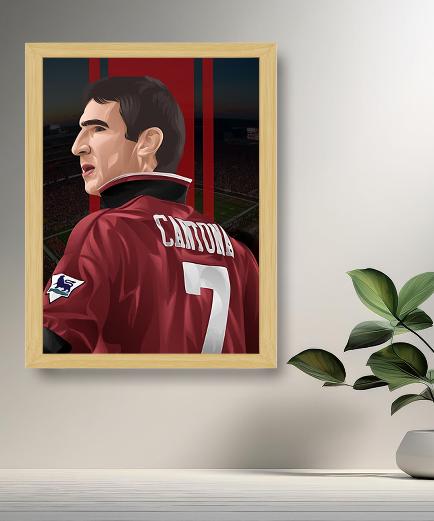 Cadre photo Eric Cantona