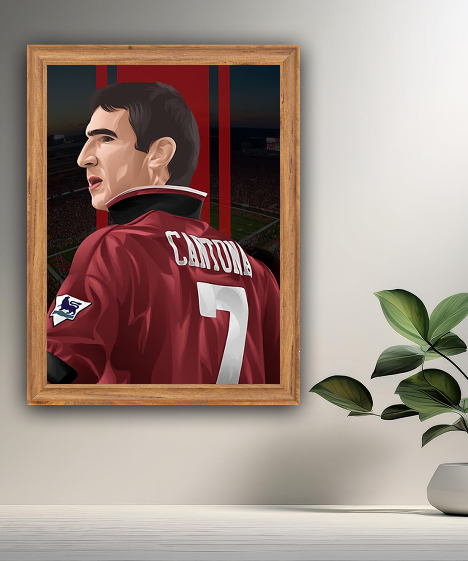 Cadre photo Eric Cantona