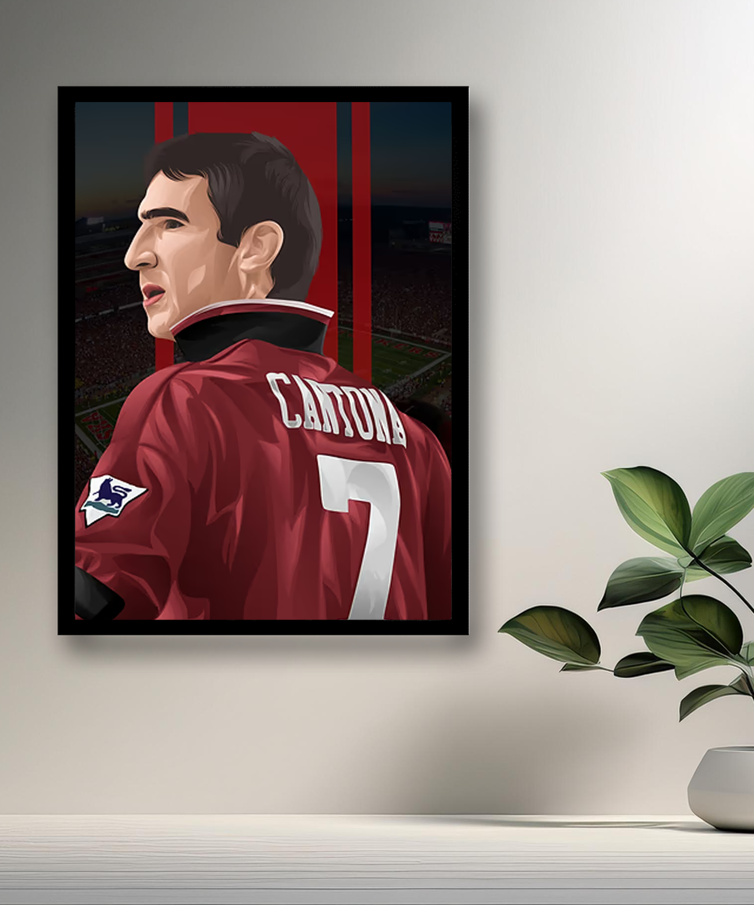 Cadre photo Eric Cantona