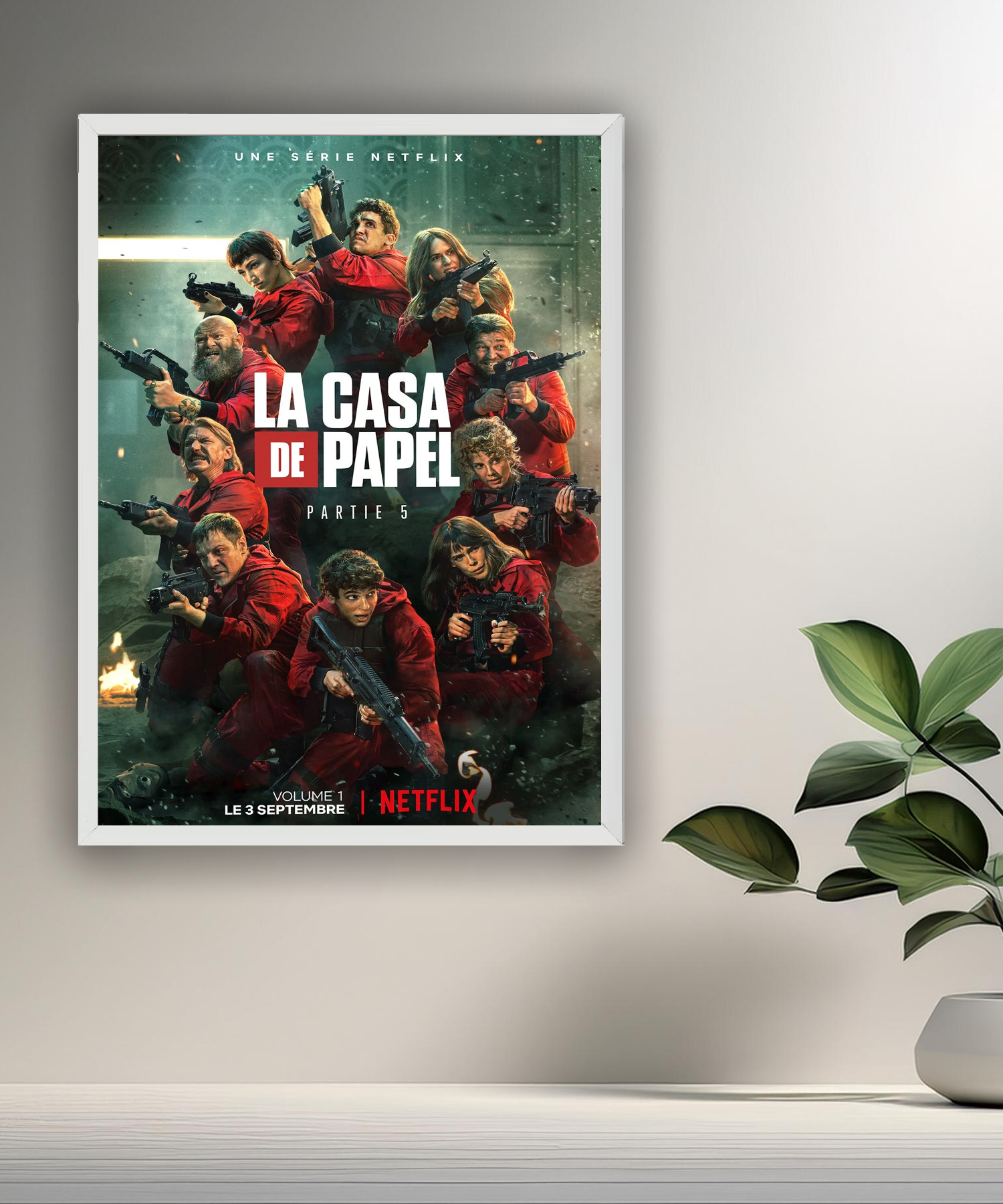 Cadre photo La casa de papel