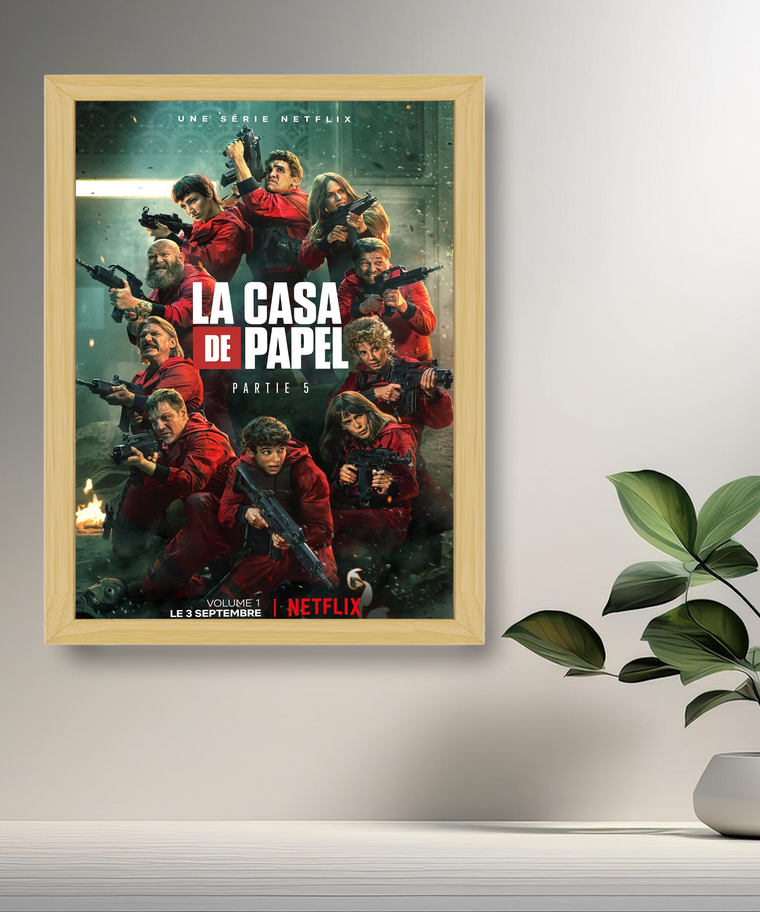 Cadre photo La casa de papel