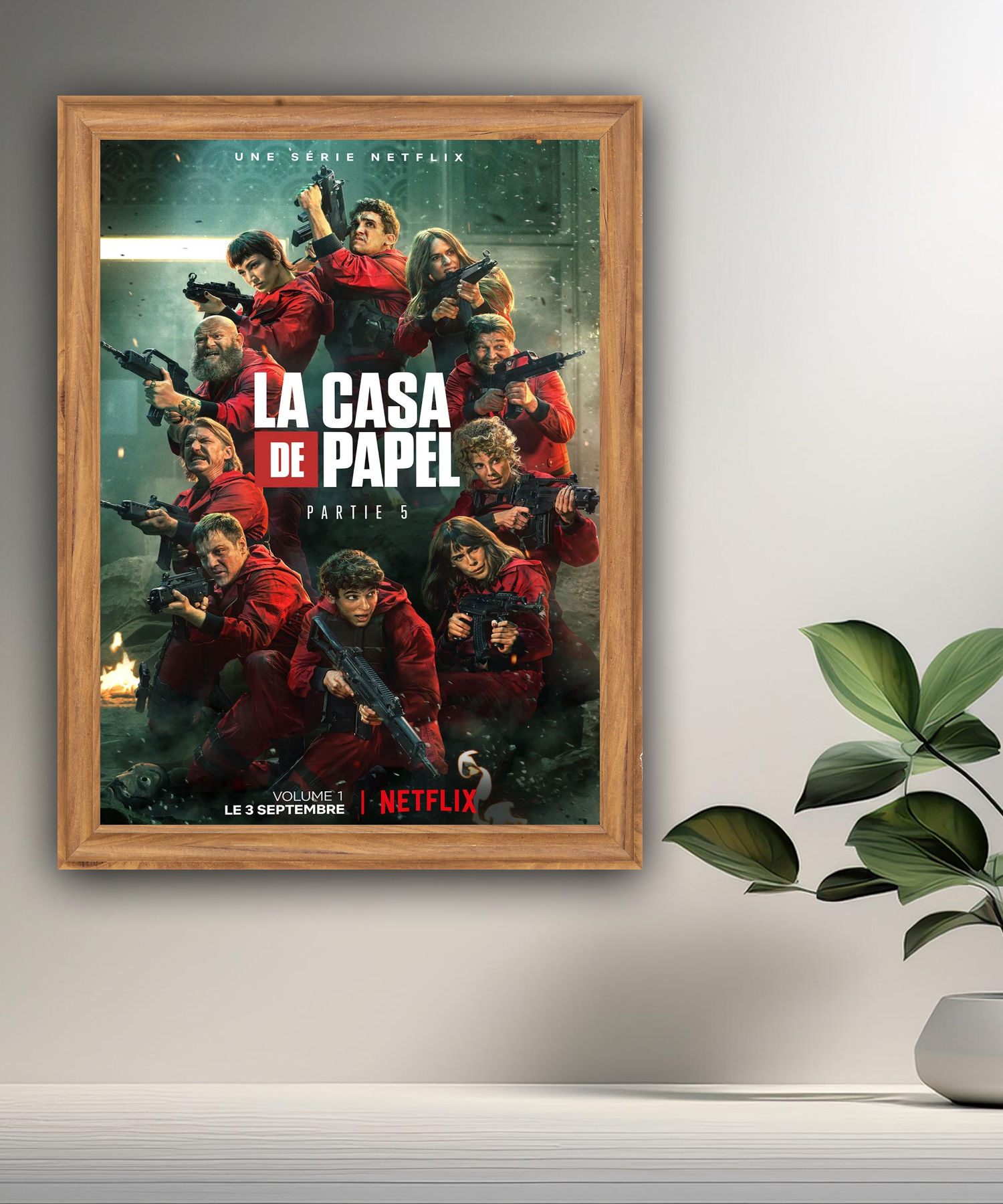 Cadre photo La casa de papel